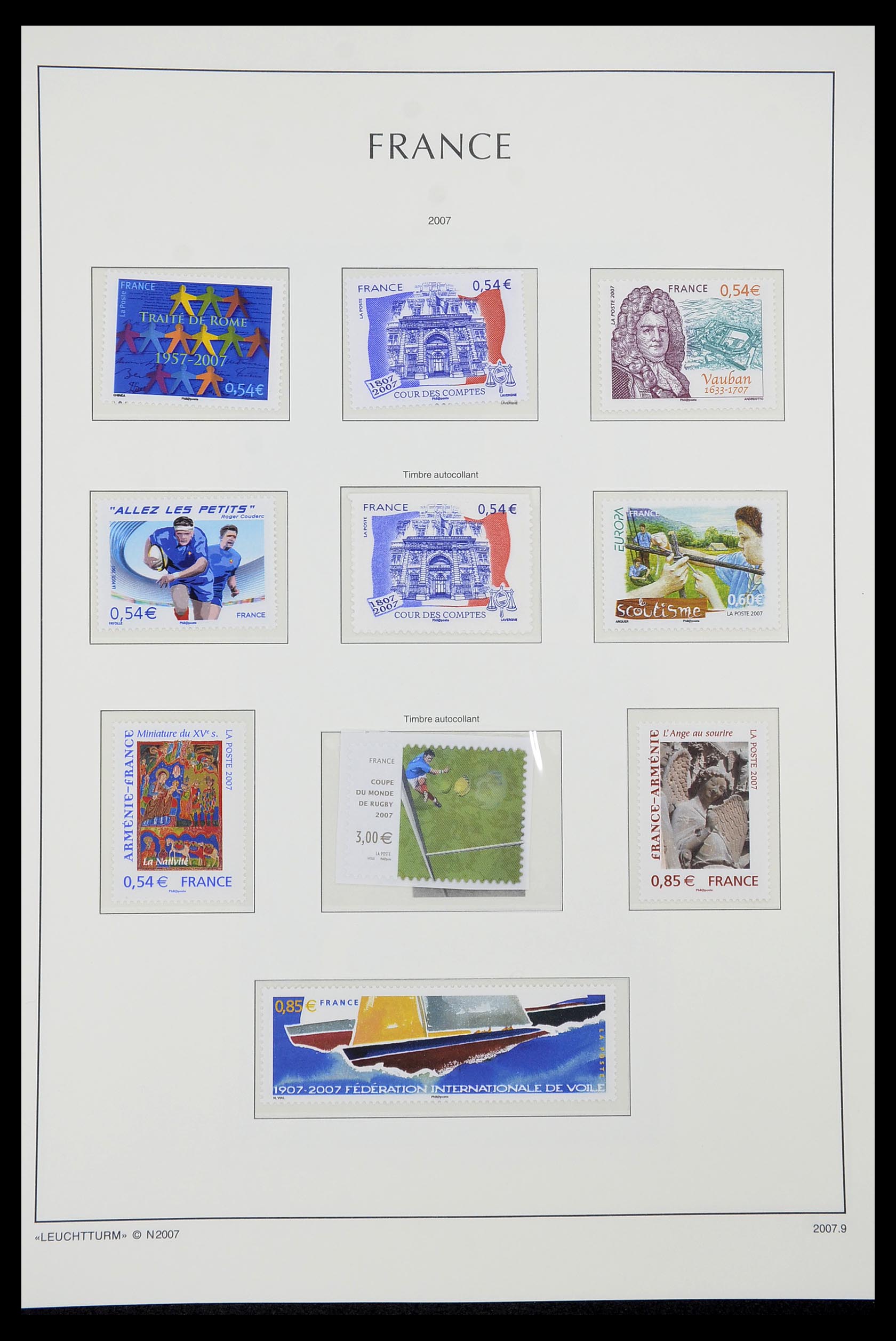 34255 509 - Postzegelverzameling 34255 Frankrijk 1849-2008.