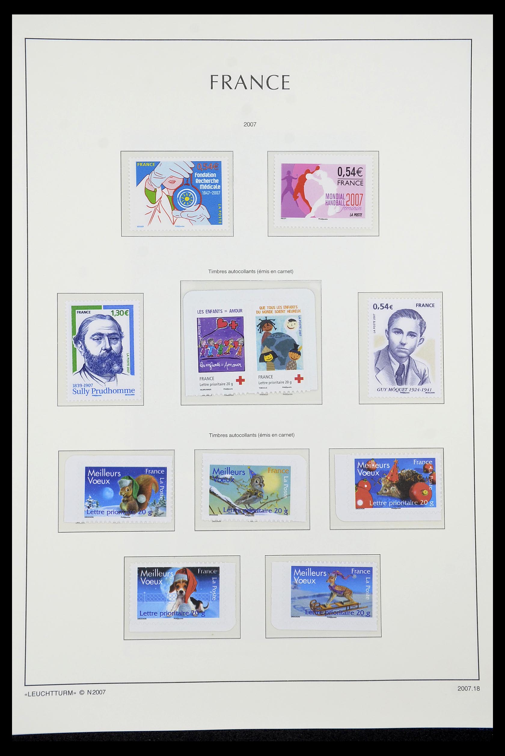 34255 520 - Postzegelverzameling 34255 Frankrijk 1849-2008.