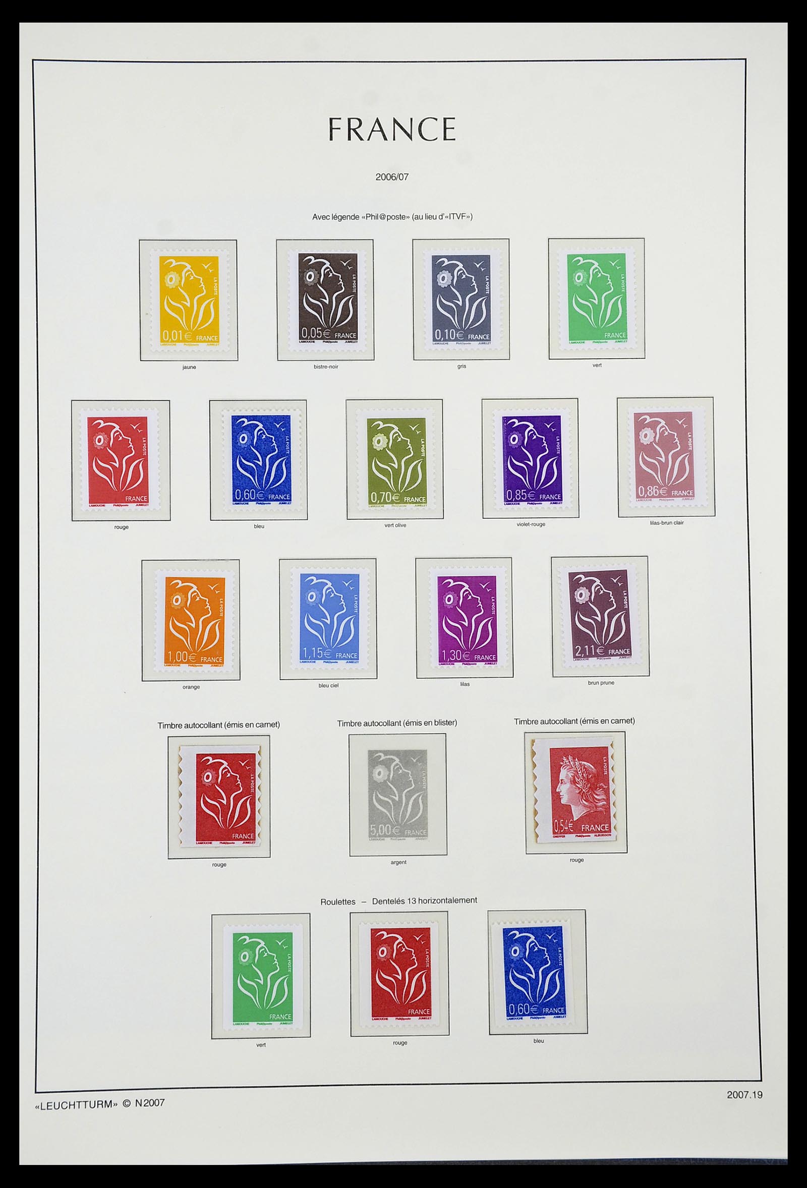 34255 522 - Postzegelverzameling 34255 Frankrijk 1849-2008.