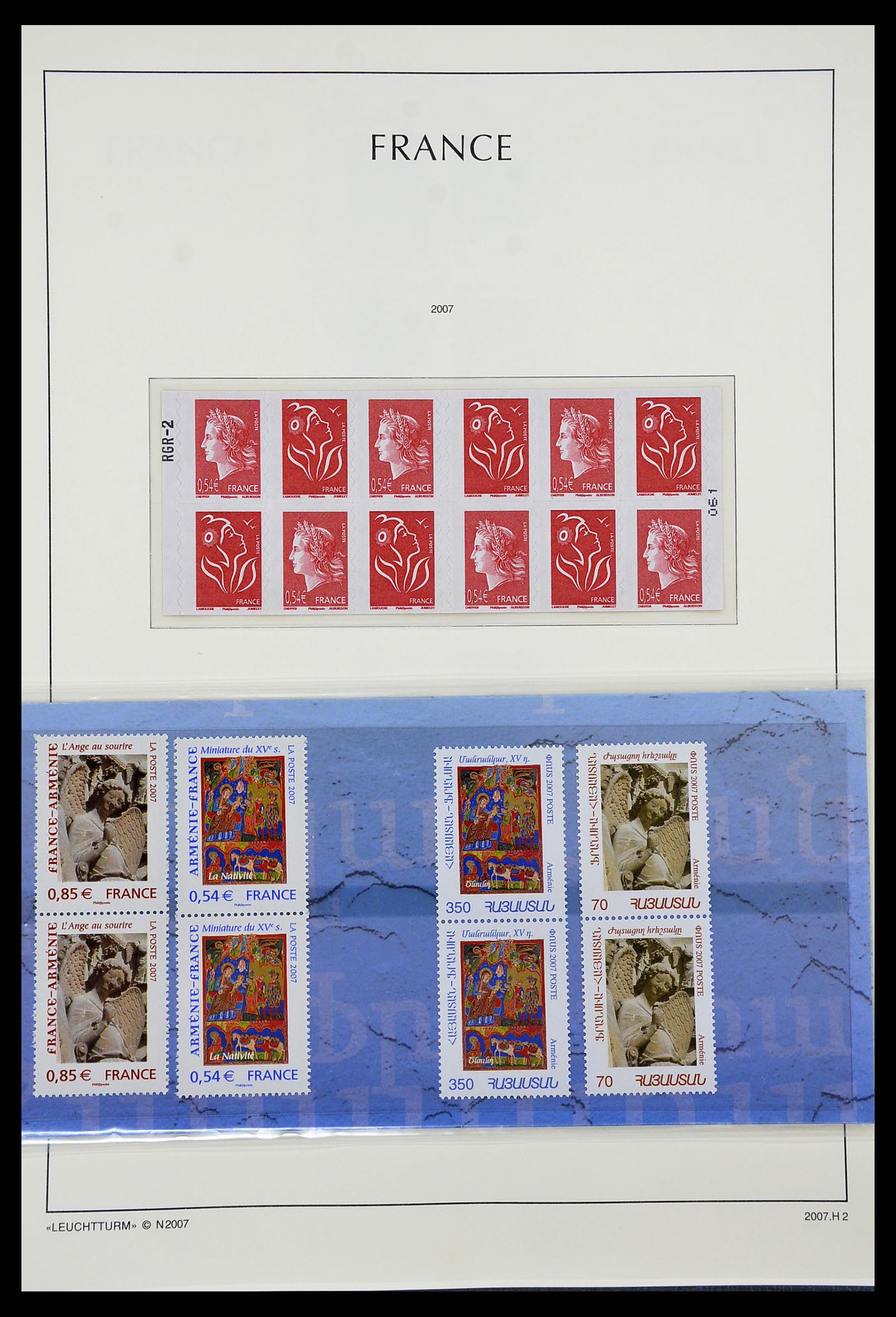 34255 524 - Postzegelverzameling 34255 Frankrijk 1849-2008.
