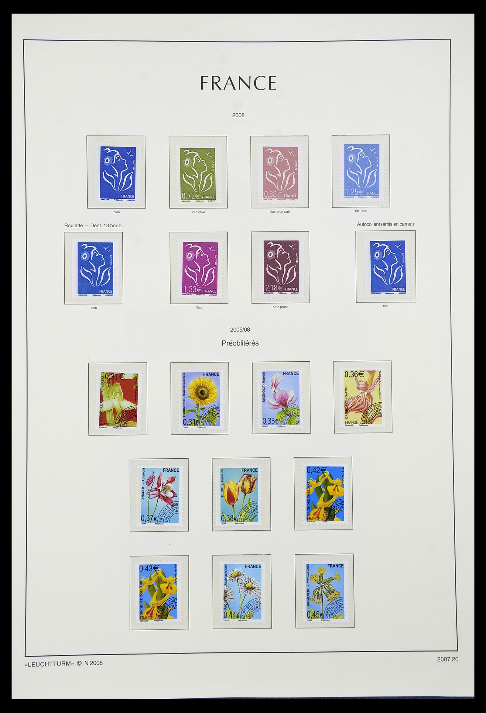 34255 527 - Postzegelverzameling 34255 Frankrijk 1849-2008.