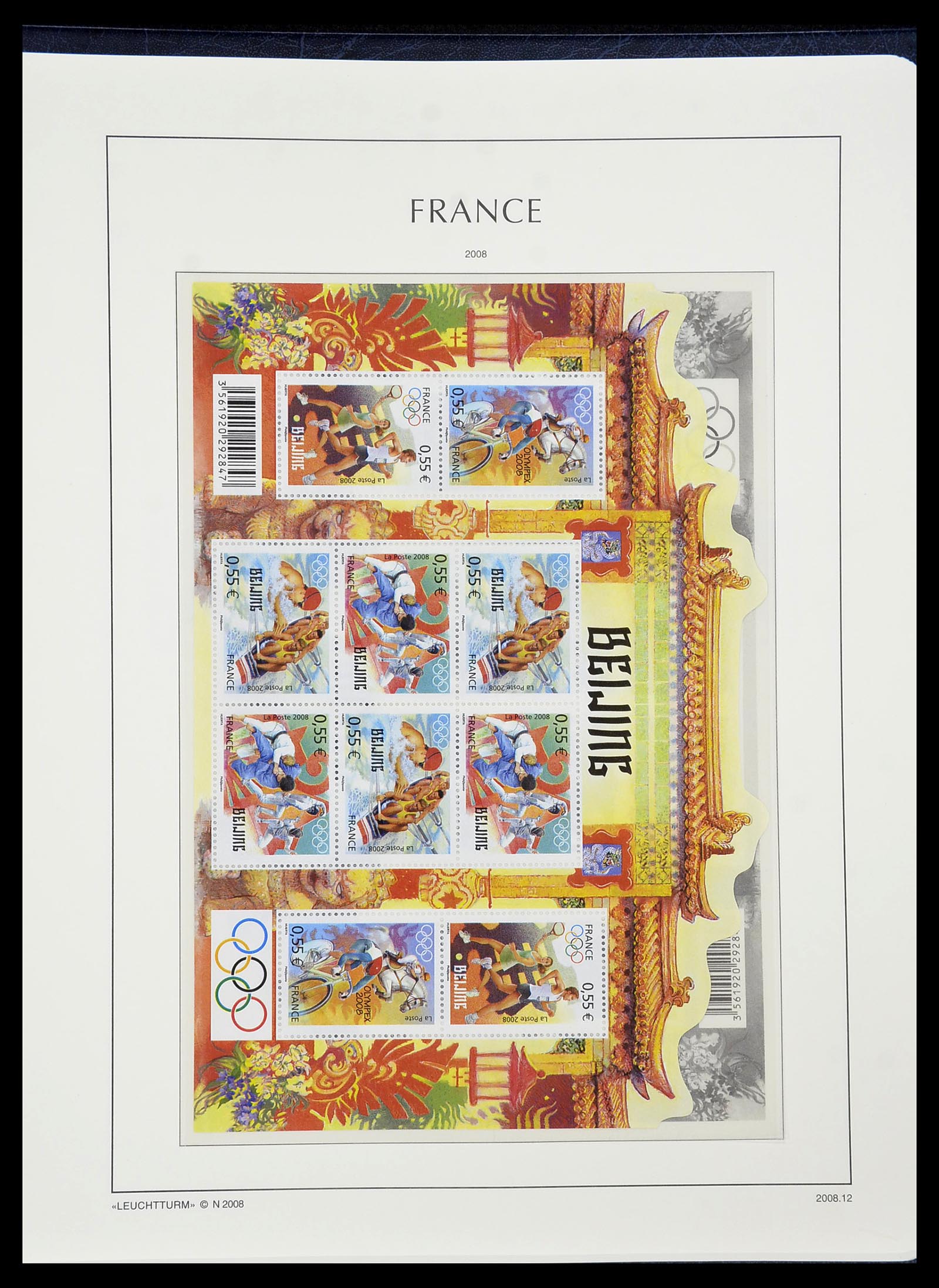 34255 534 - Postzegelverzameling 34255 Frankrijk 1849-2008.