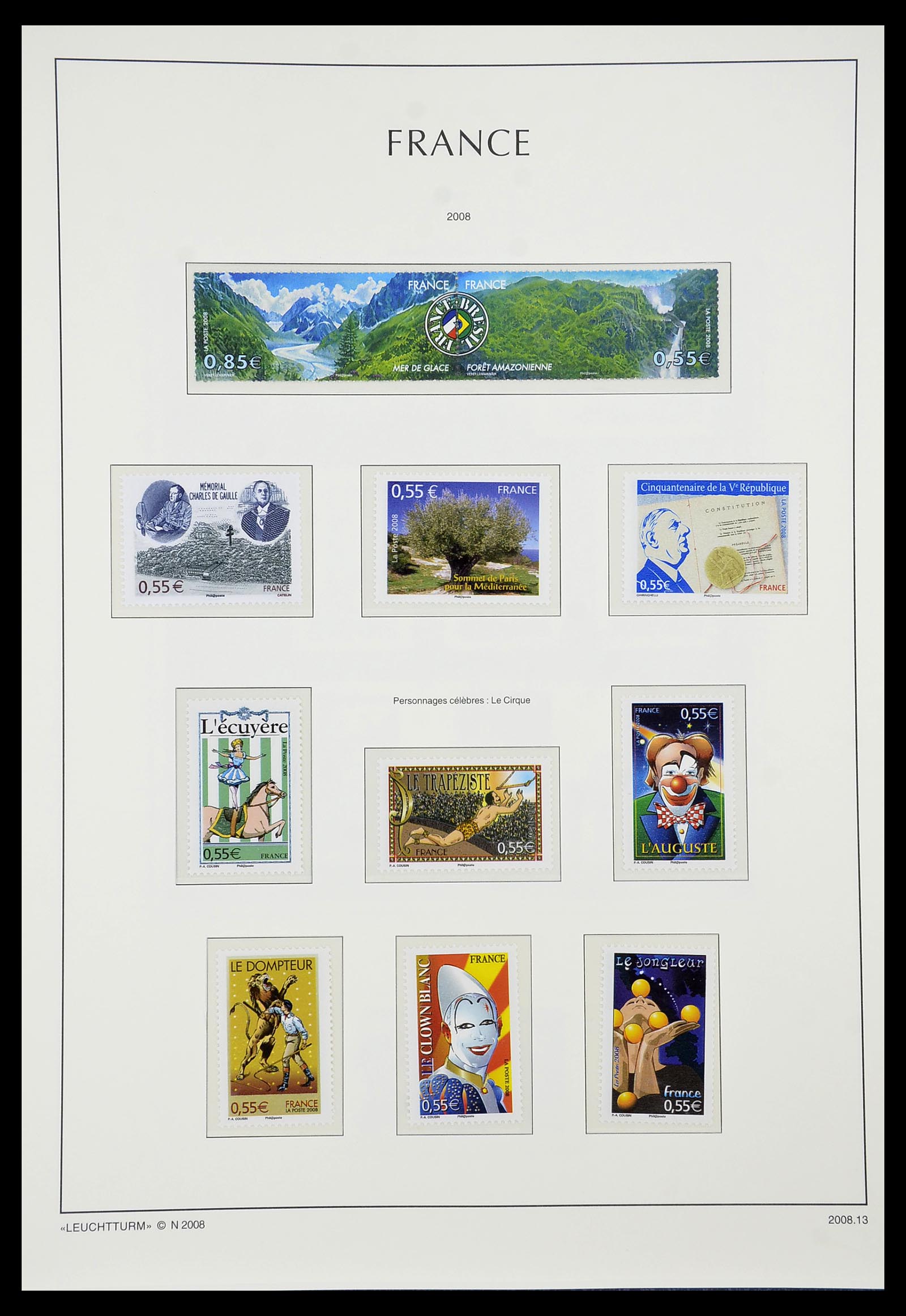 34255 535 - Postzegelverzameling 34255 Frankrijk 1849-2008.