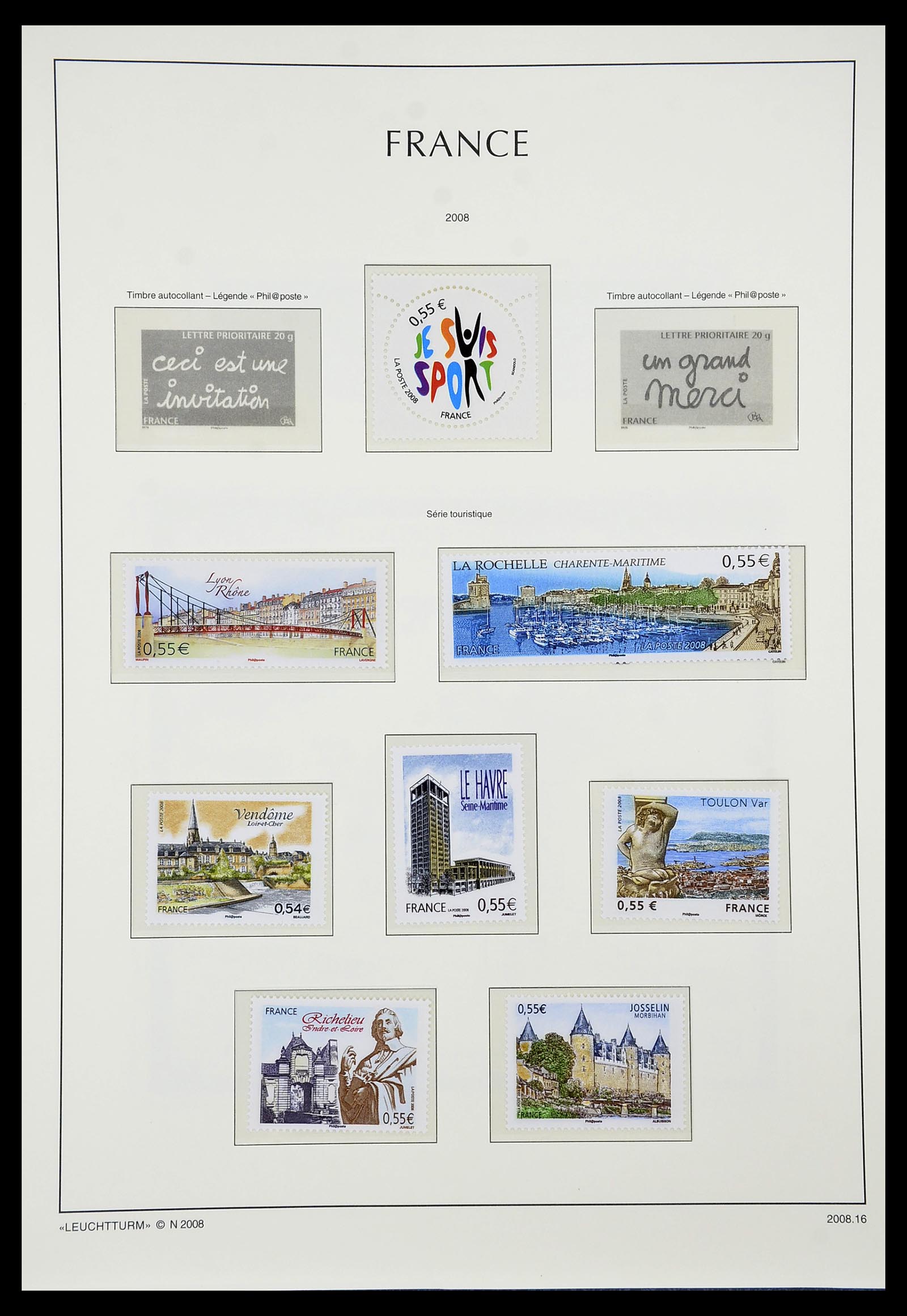 34255 538 - Postzegelverzameling 34255 Frankrijk 1849-2008.