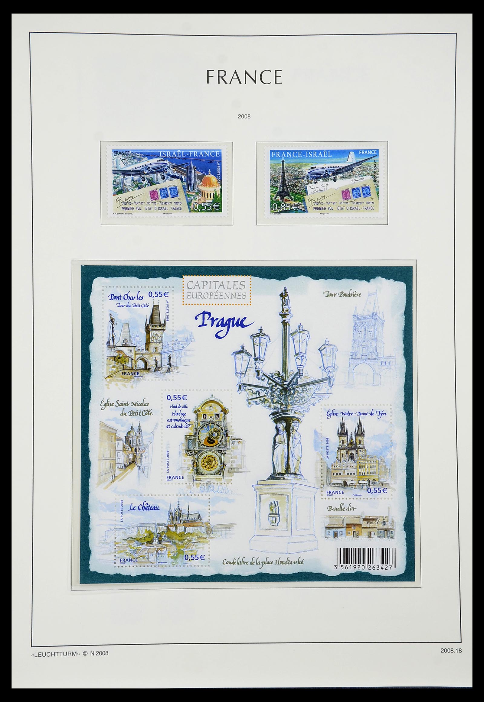 34255 539 - Postzegelverzameling 34255 Frankrijk 1849-2008.