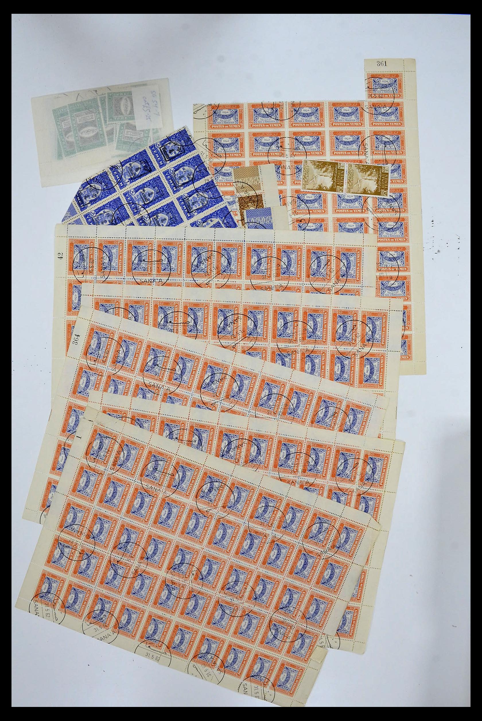 34257 011 - Postzegelverzameling 34257 Jemen 1930-1962.
