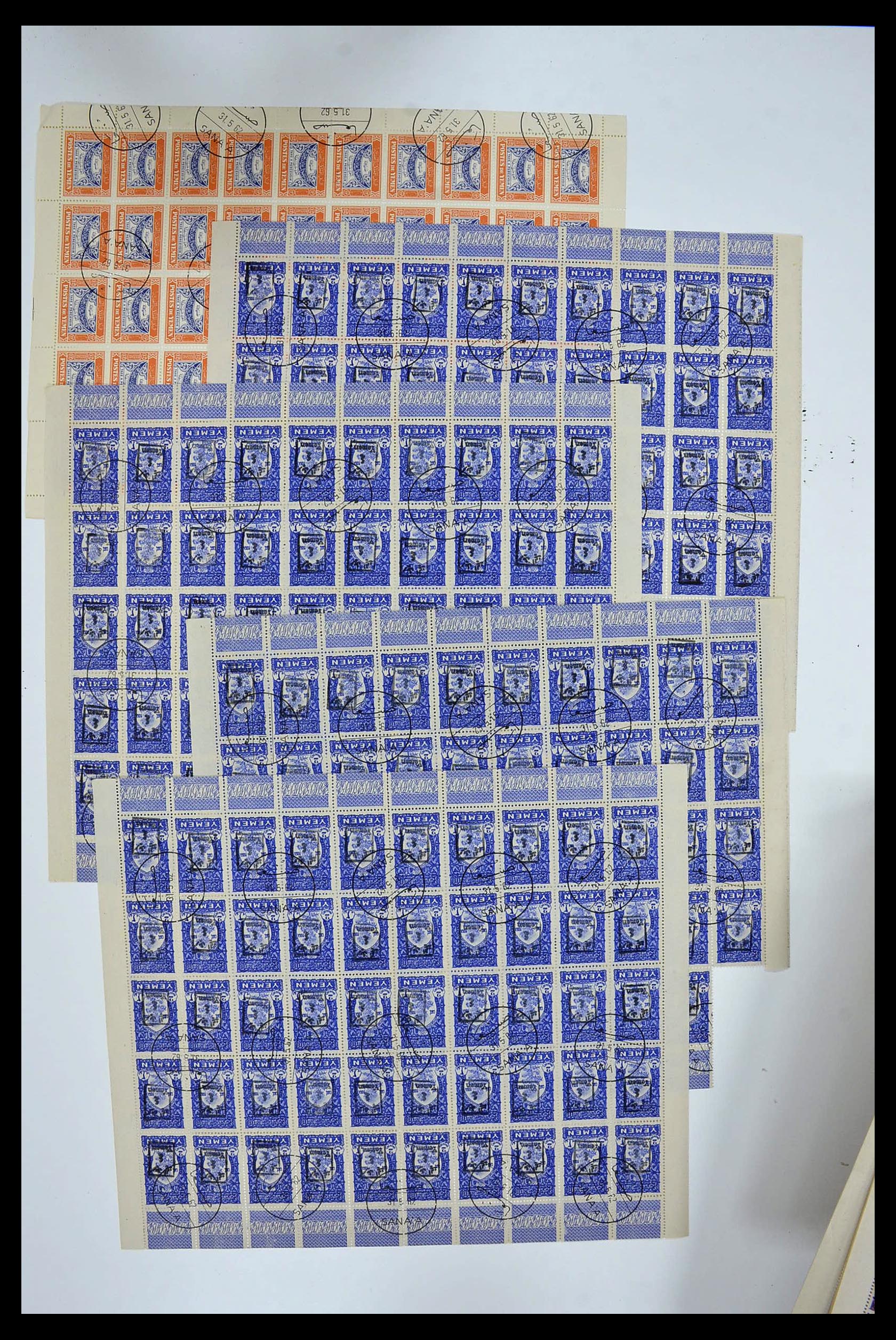 34257 013 - Postzegelverzameling 34257 Jemen 1930-1962.