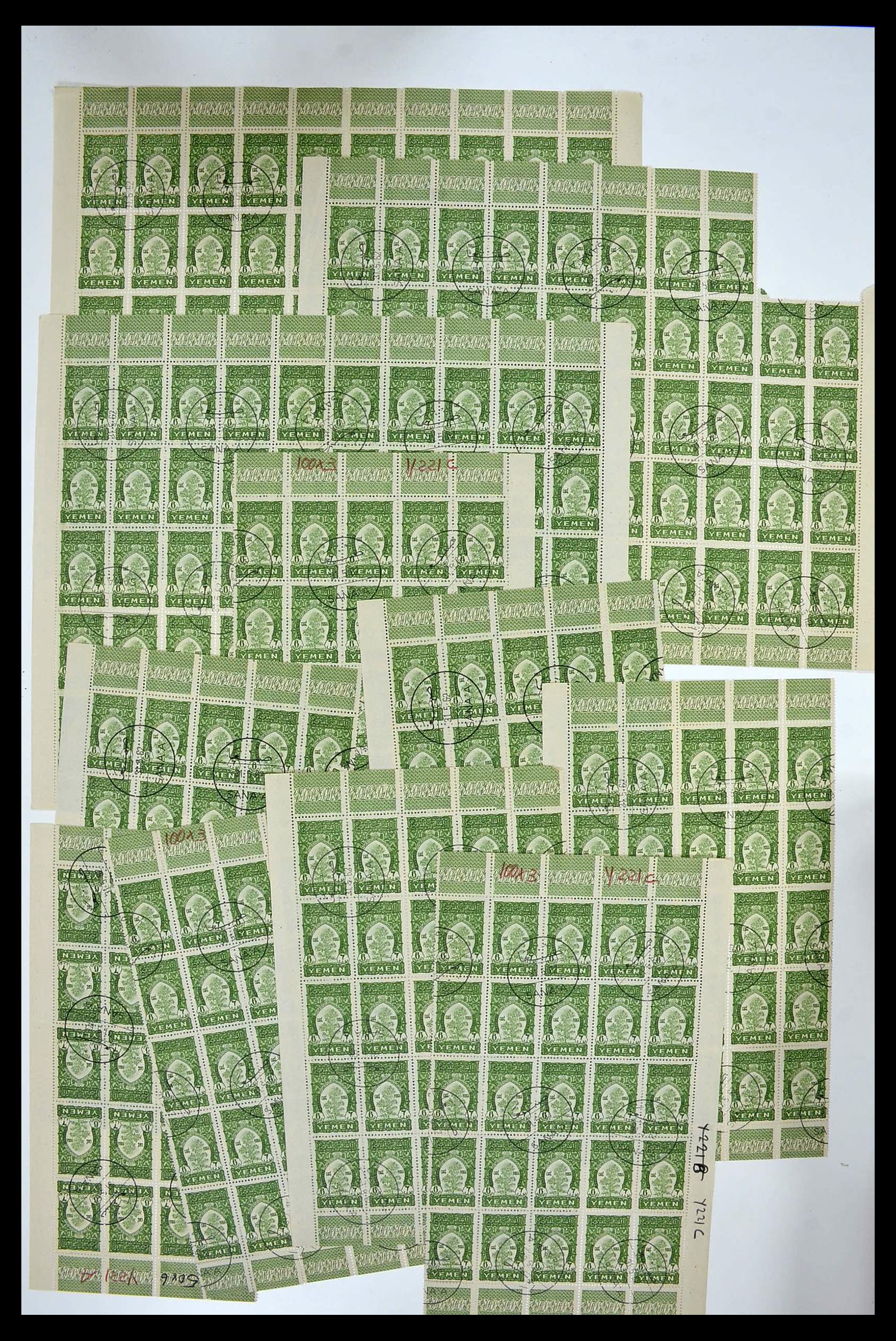 34257 016 - Postzegelverzameling 34257 Jemen 1930-1962.