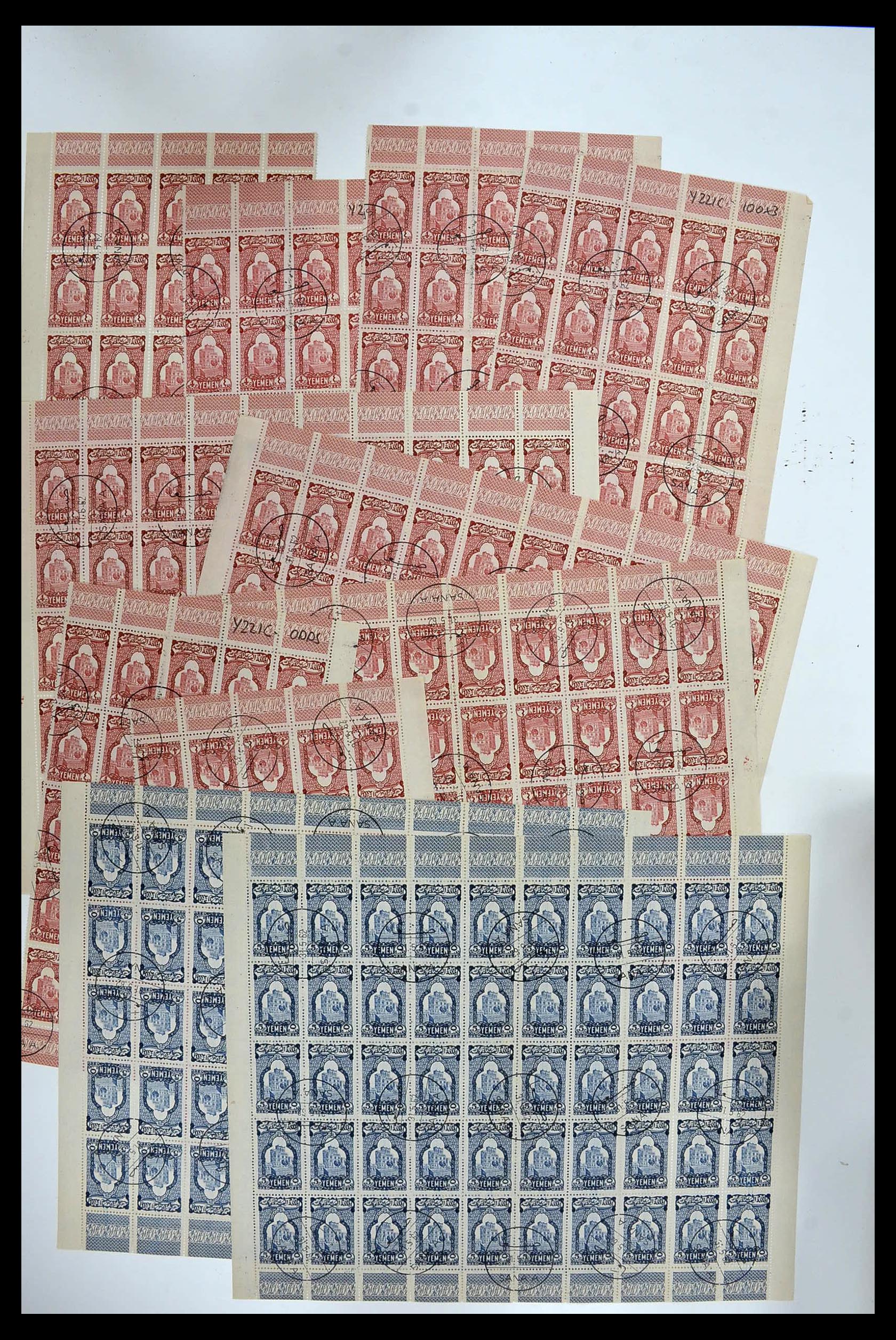34257 018 - Postzegelverzameling 34257 Jemen 1930-1962.