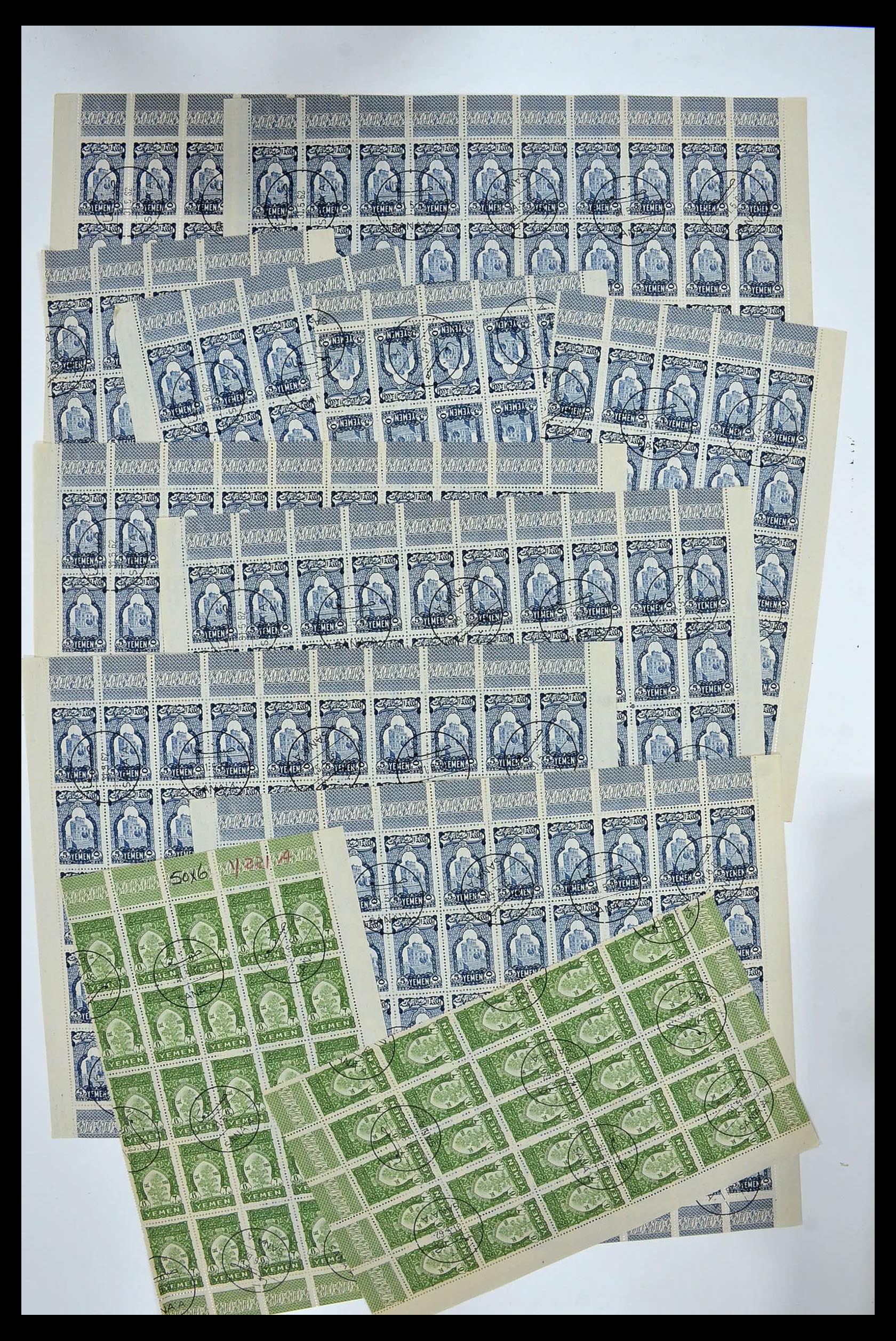 34257 019 - Postzegelverzameling 34257 Jemen 1930-1962.