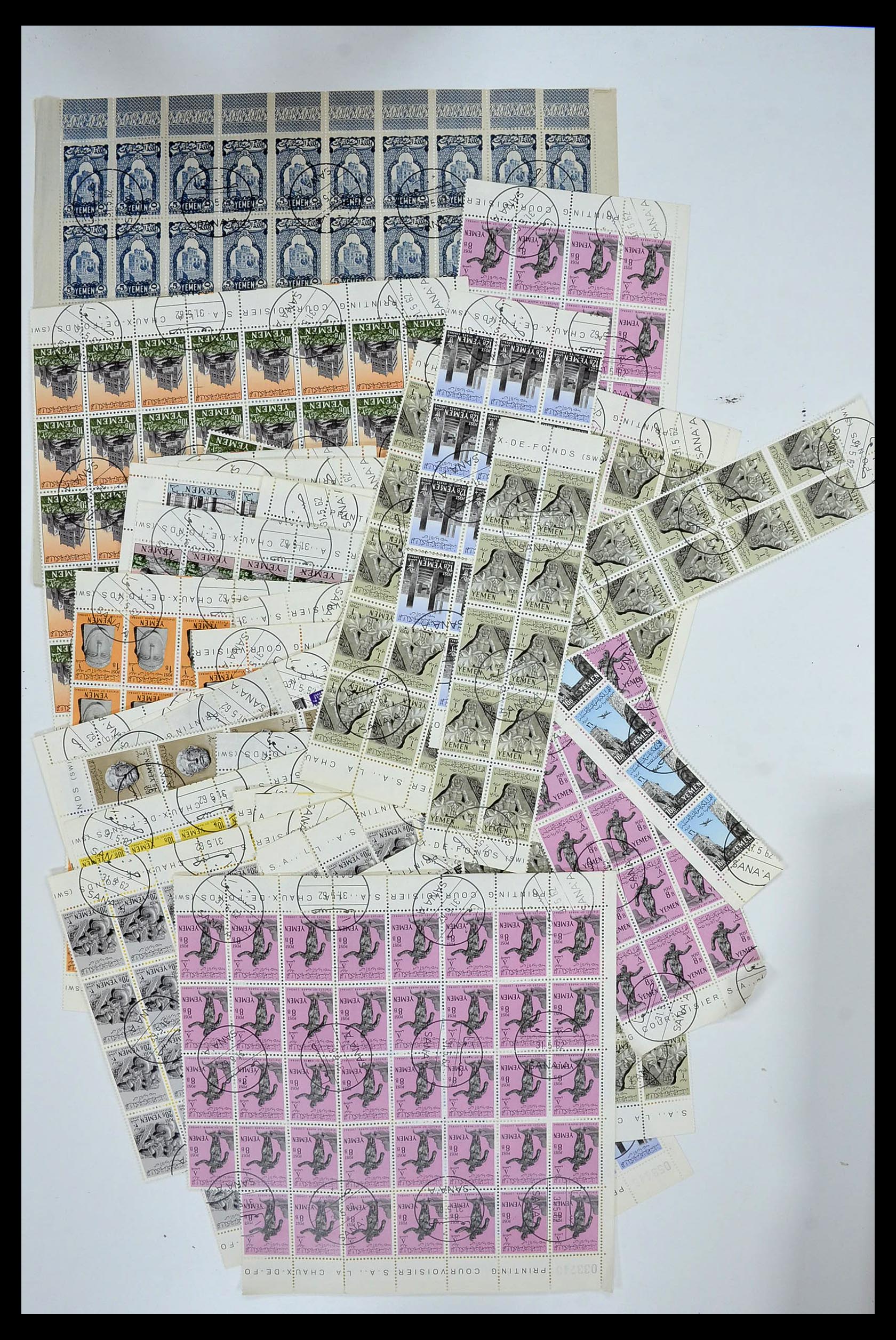 34257 020 - Postzegelverzameling 34257 Jemen 1930-1962.
