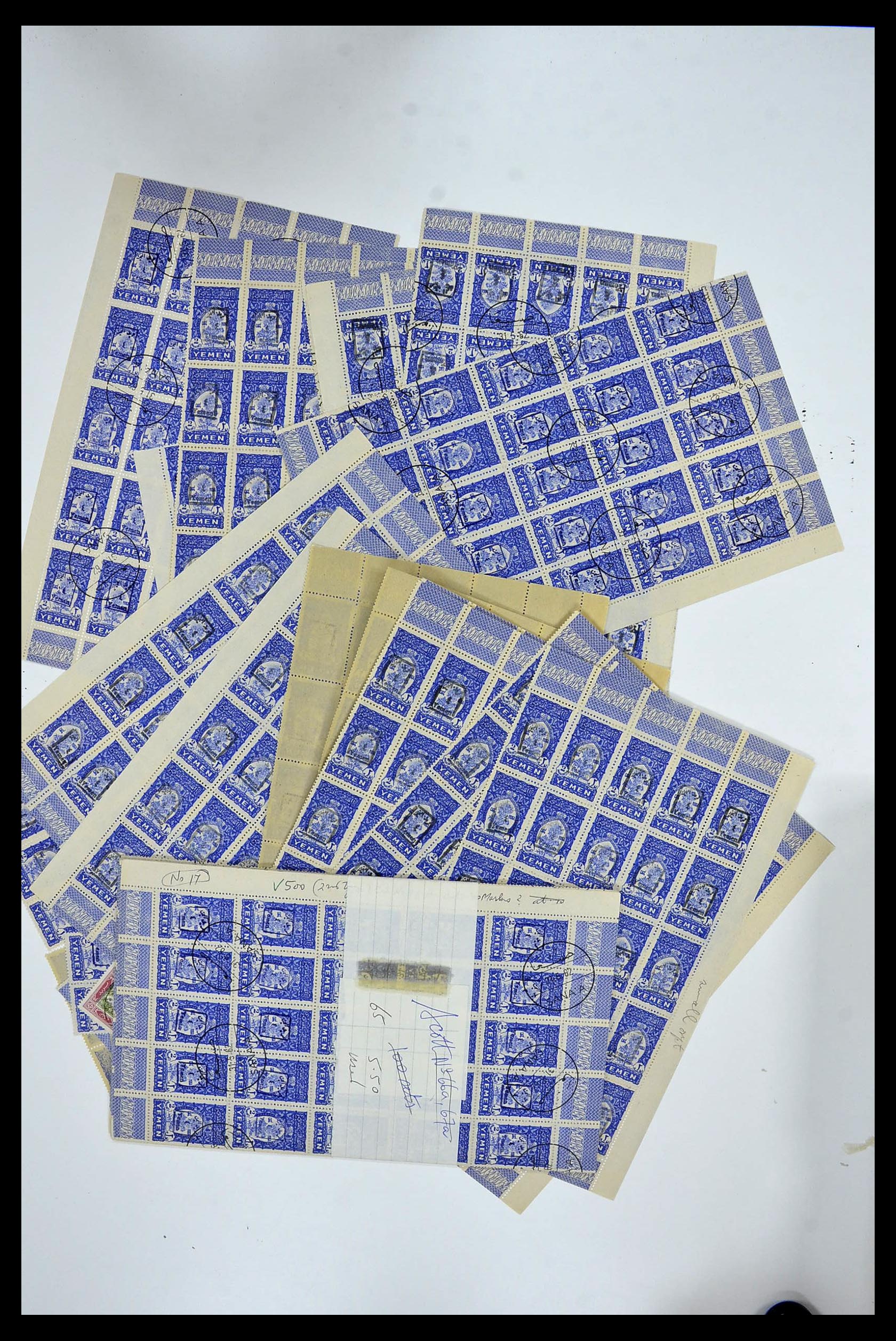 34257 022 - Postzegelverzameling 34257 Jemen 1930-1962.