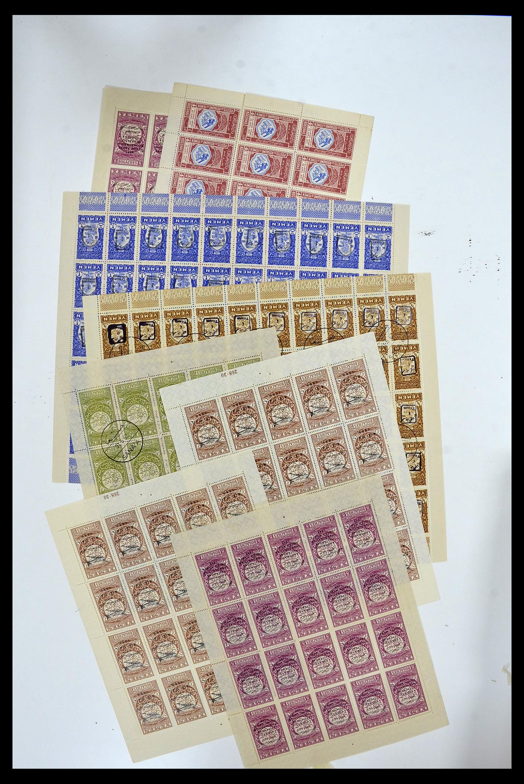 34257 028 - Postzegelverzameling 34257 Jemen 1930-1962.
