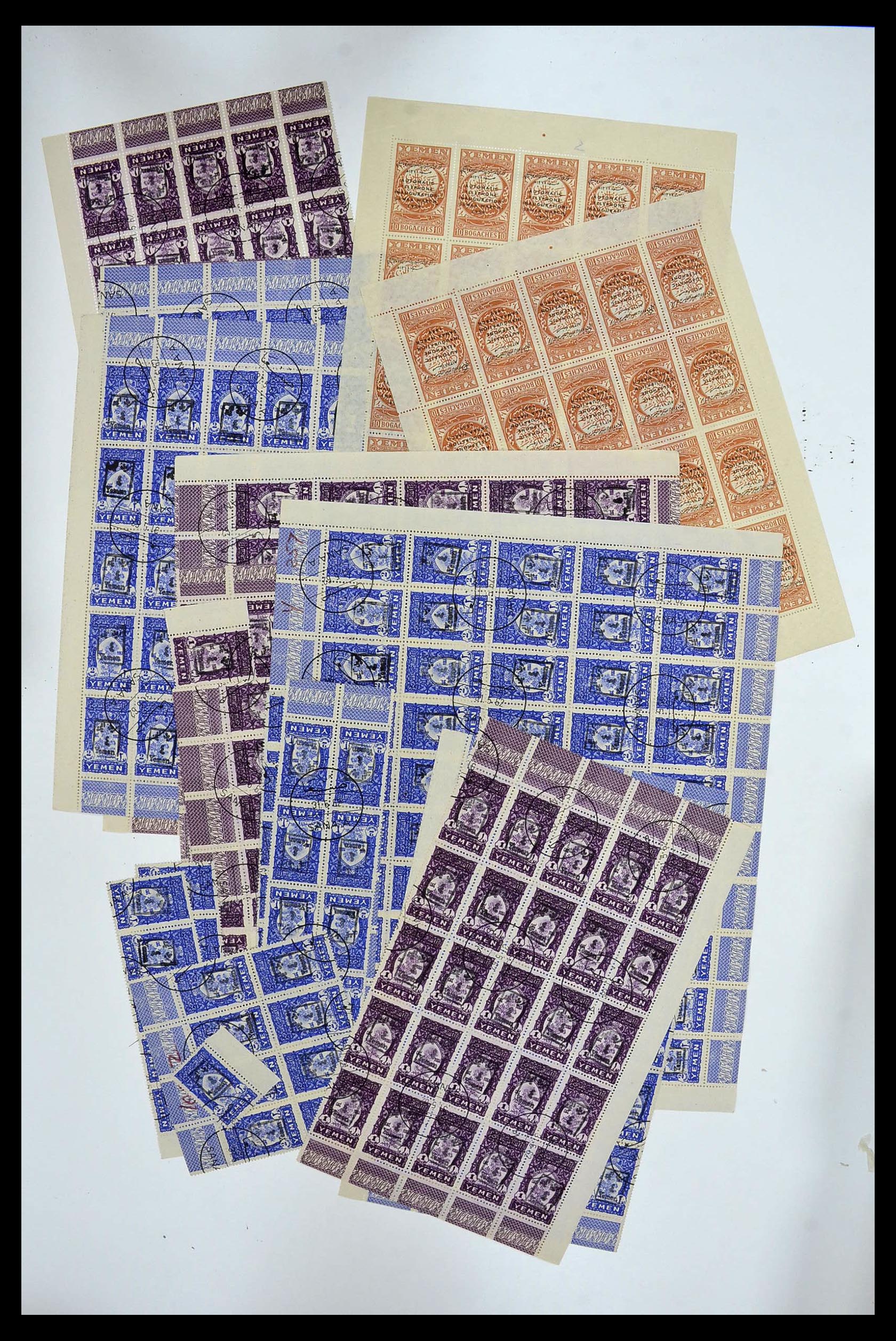 34257 029 - Postzegelverzameling 34257 Jemen 1930-1962.
