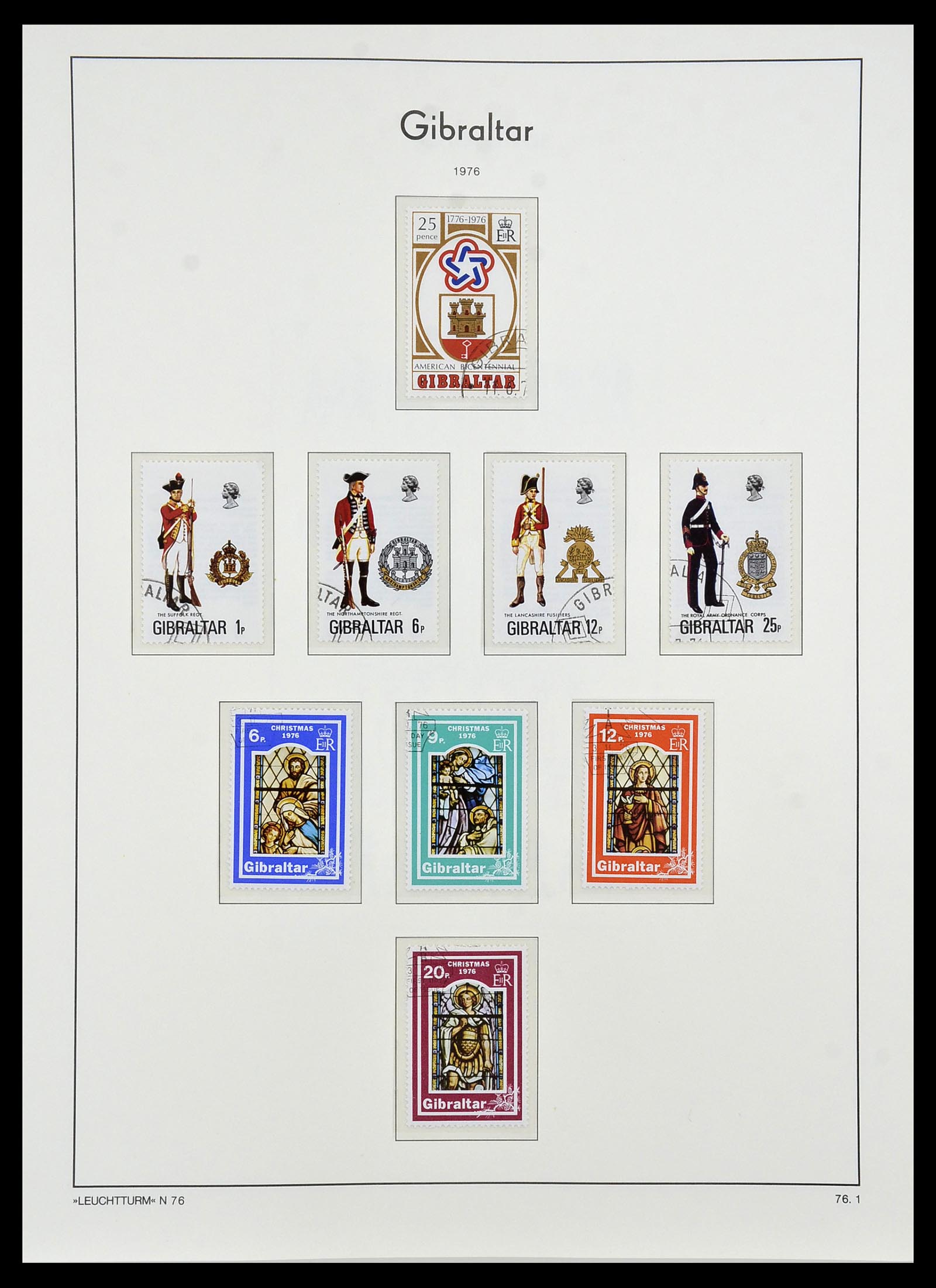 34261 024 - Postzegelverzameling 34261 Gibraltar en Malta 1953-1985.