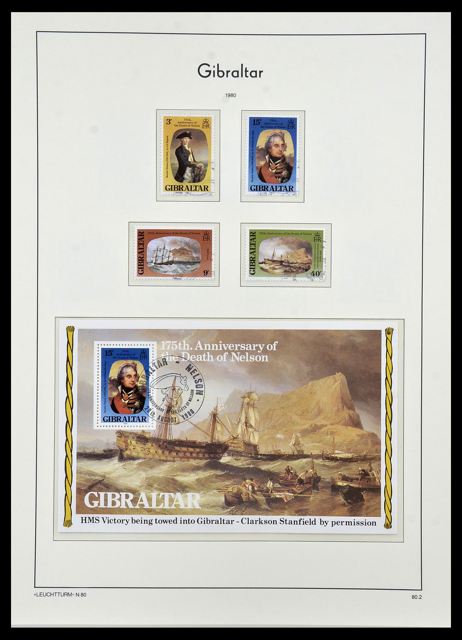 34261 037 - Postzegelverzameling 34261 Gibraltar en Malta 1953-1985.