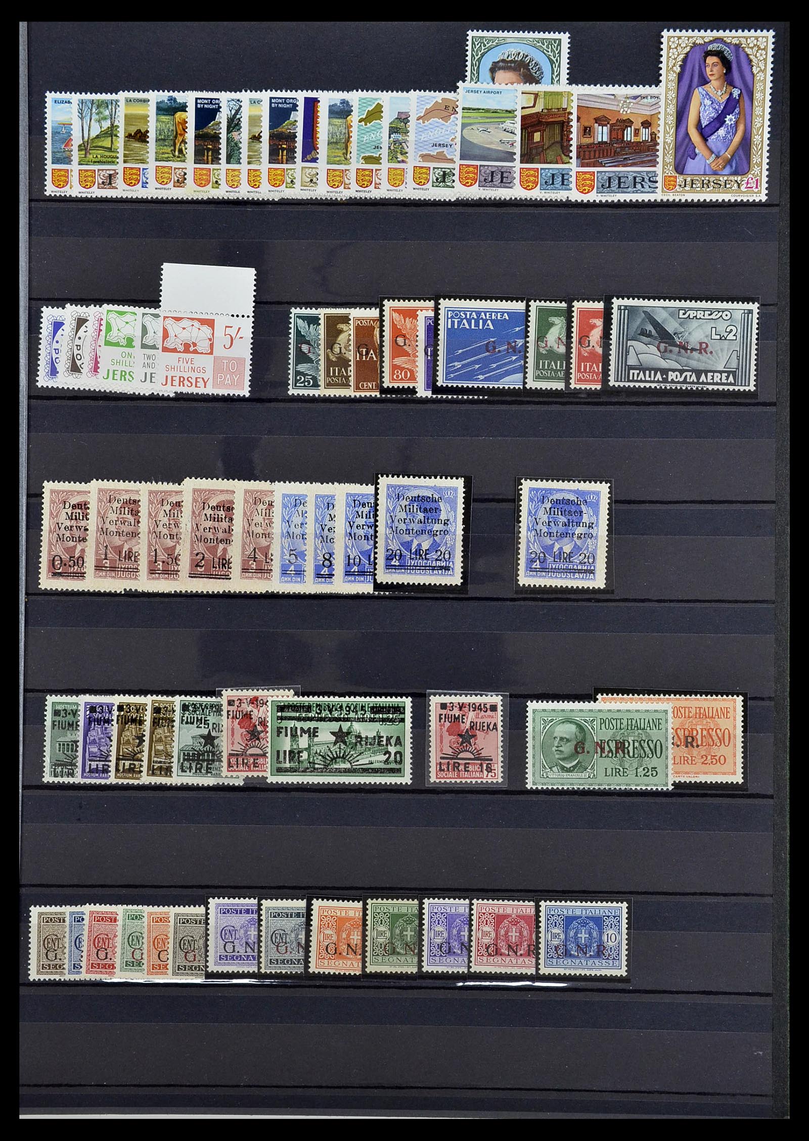 34263 005 - Postzegelverzameling 34263 Europese landen toppers 1840-1950.
