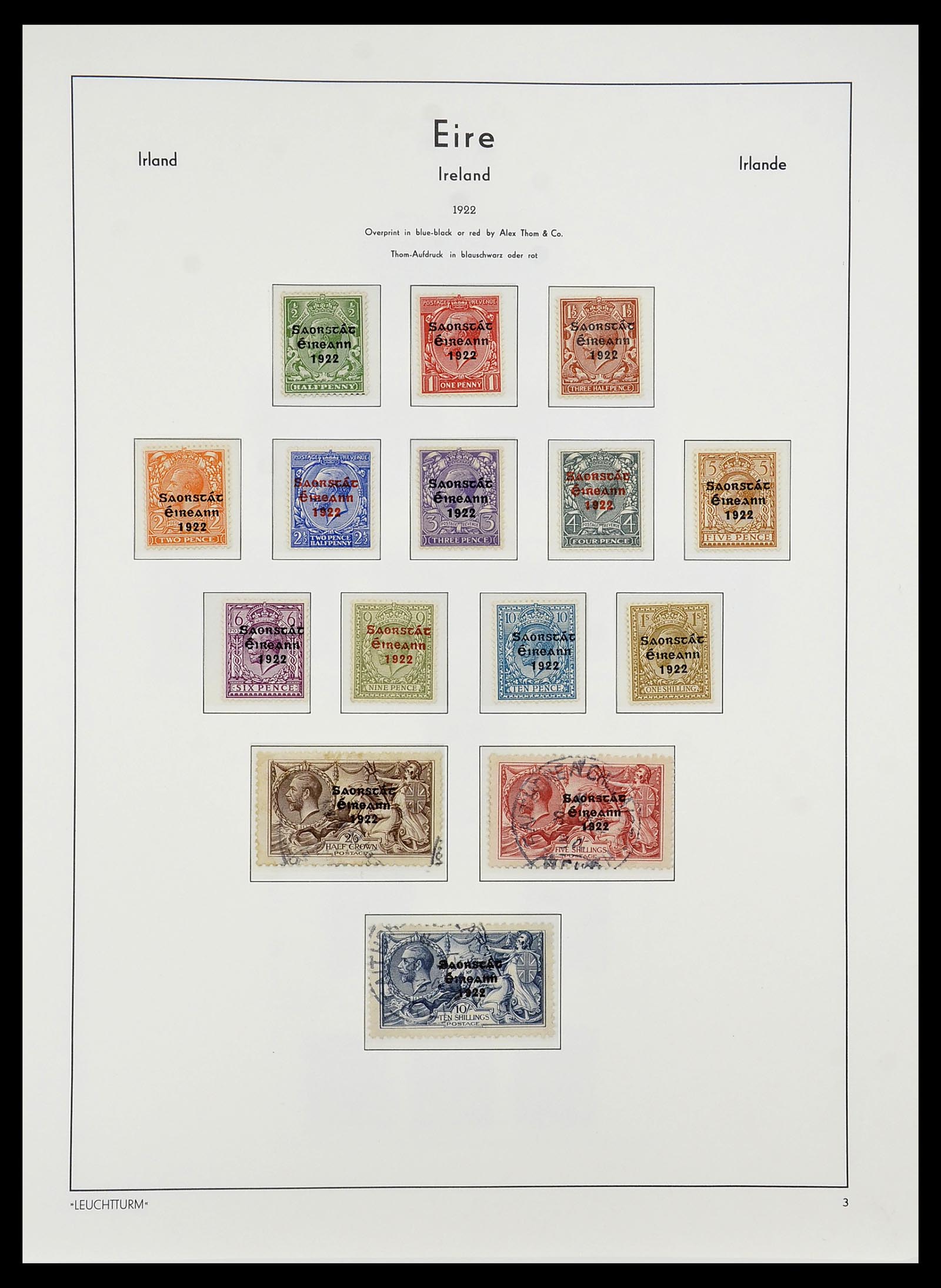 34264 006 - Postzegelverzameling 34264 Ierland 1922-2002.