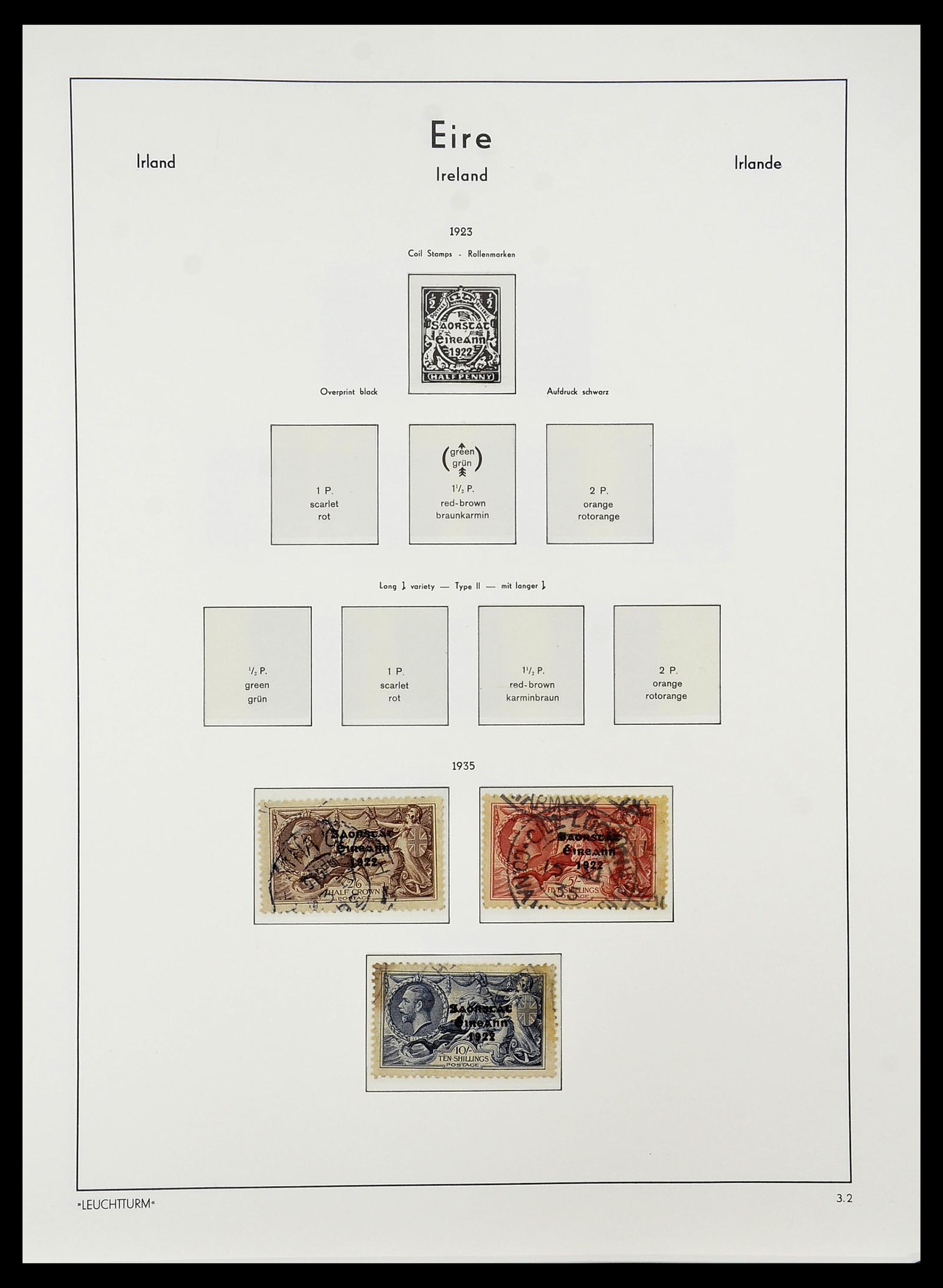 34264 008 - Postzegelverzameling 34264 Ierland 1922-2002.