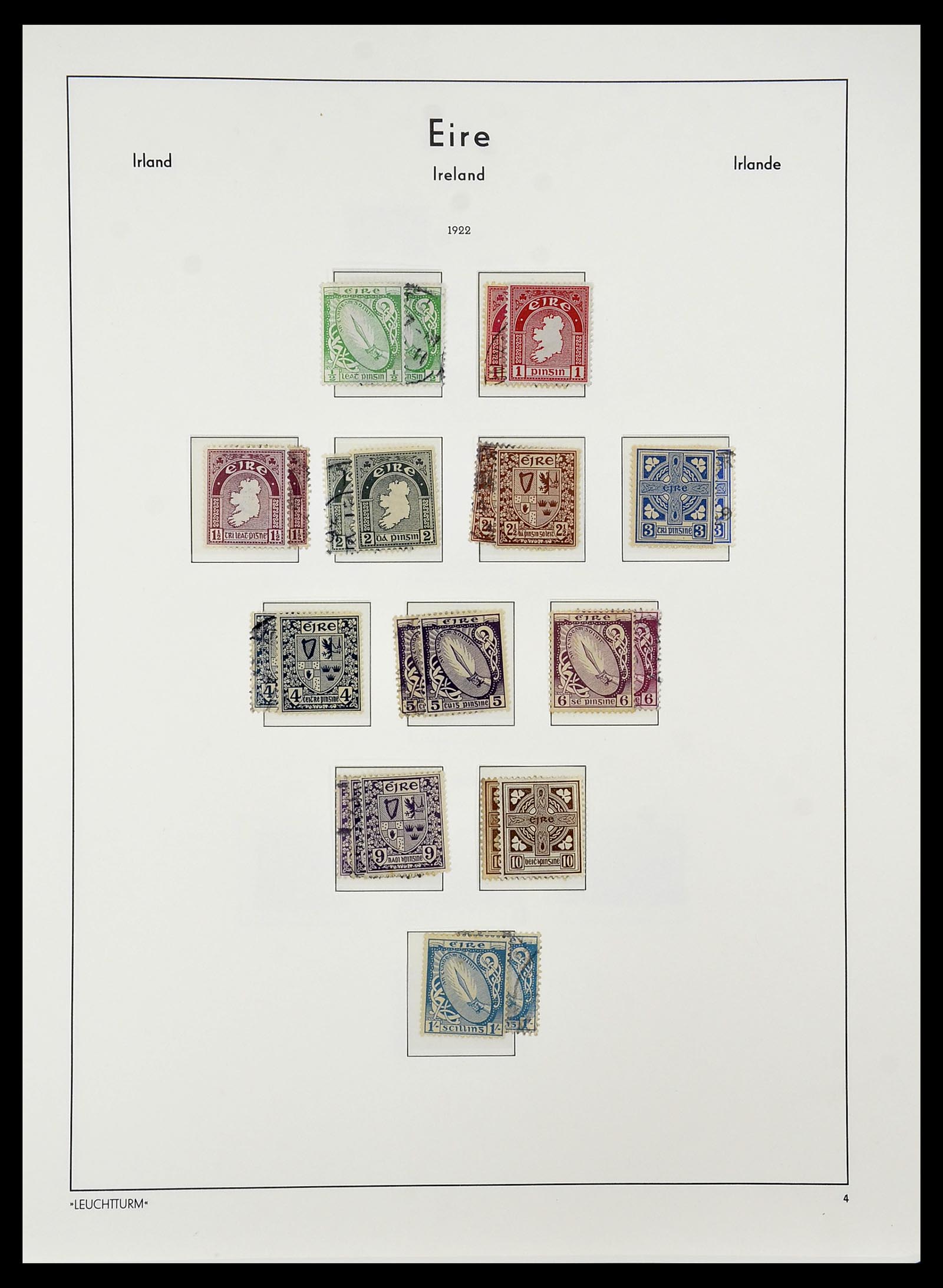 34264 009 - Postzegelverzameling 34264 Ierland 1922-2002.