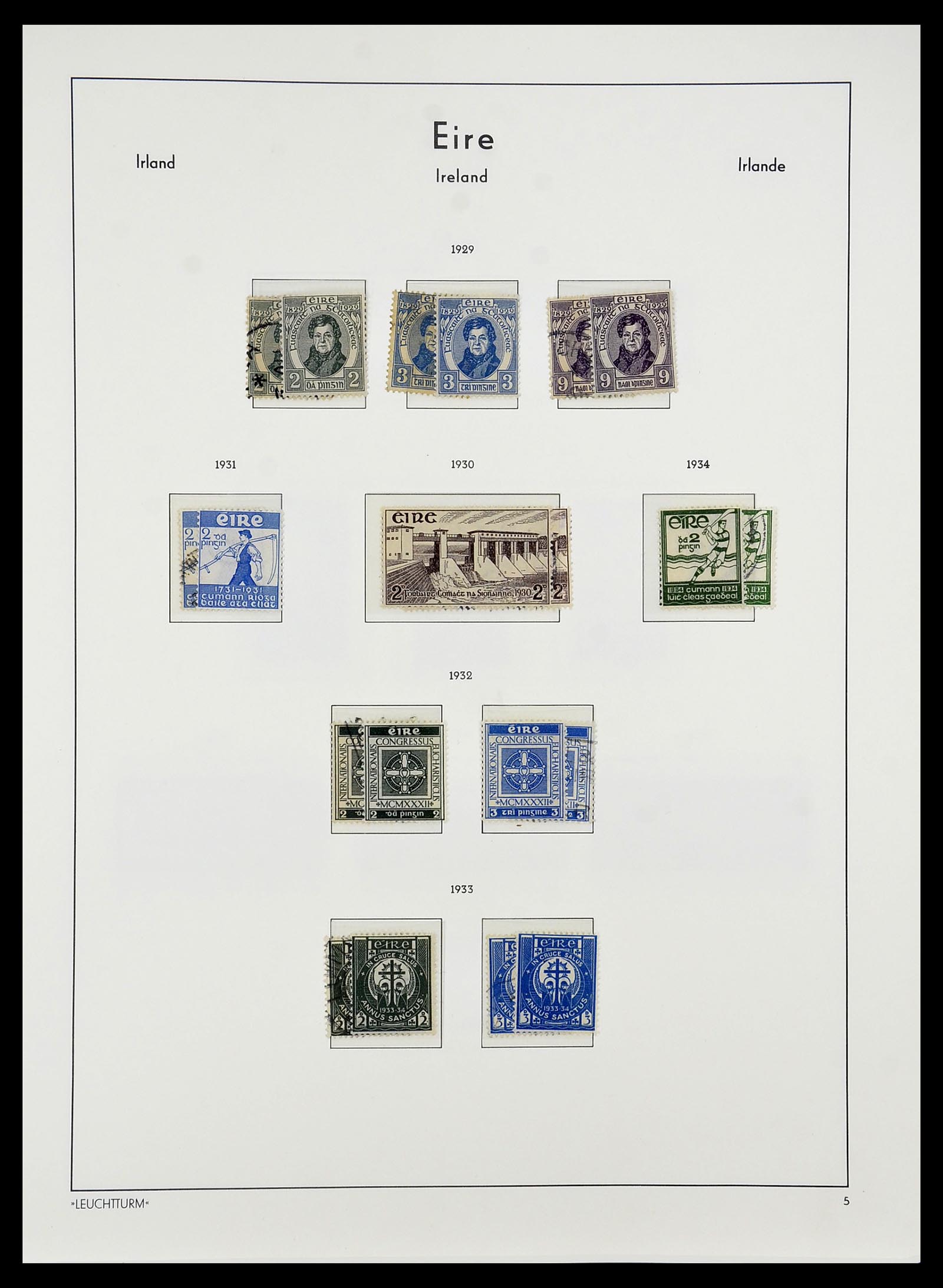 34264 011 - Postzegelverzameling 34264 Ierland 1922-2002.