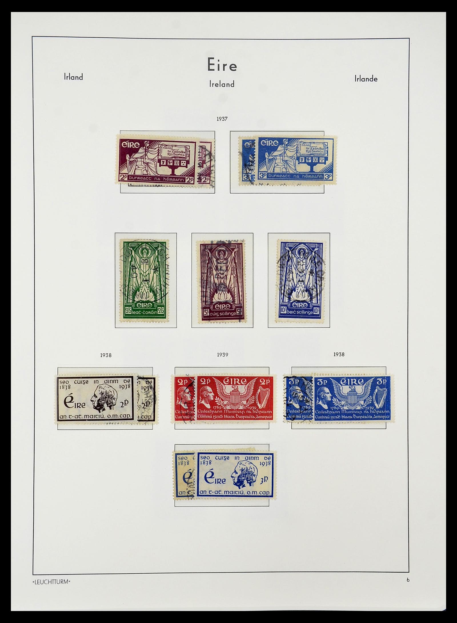 34264 012 - Postzegelverzameling 34264 Ierland 1922-2002.