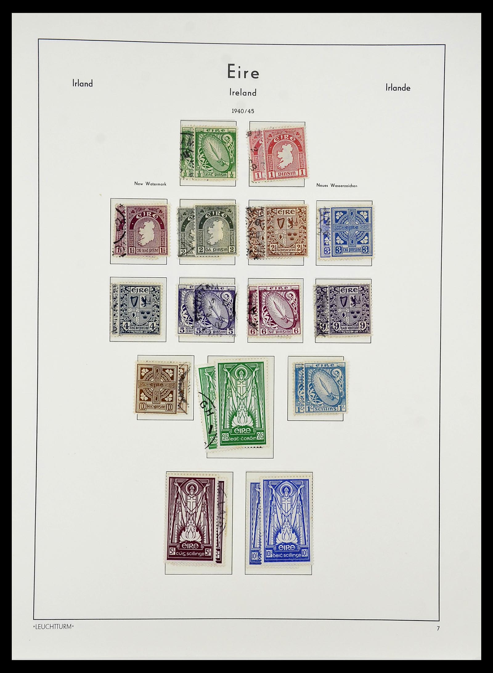 34264 013 - Postzegelverzameling 34264 Ierland 1922-2002.