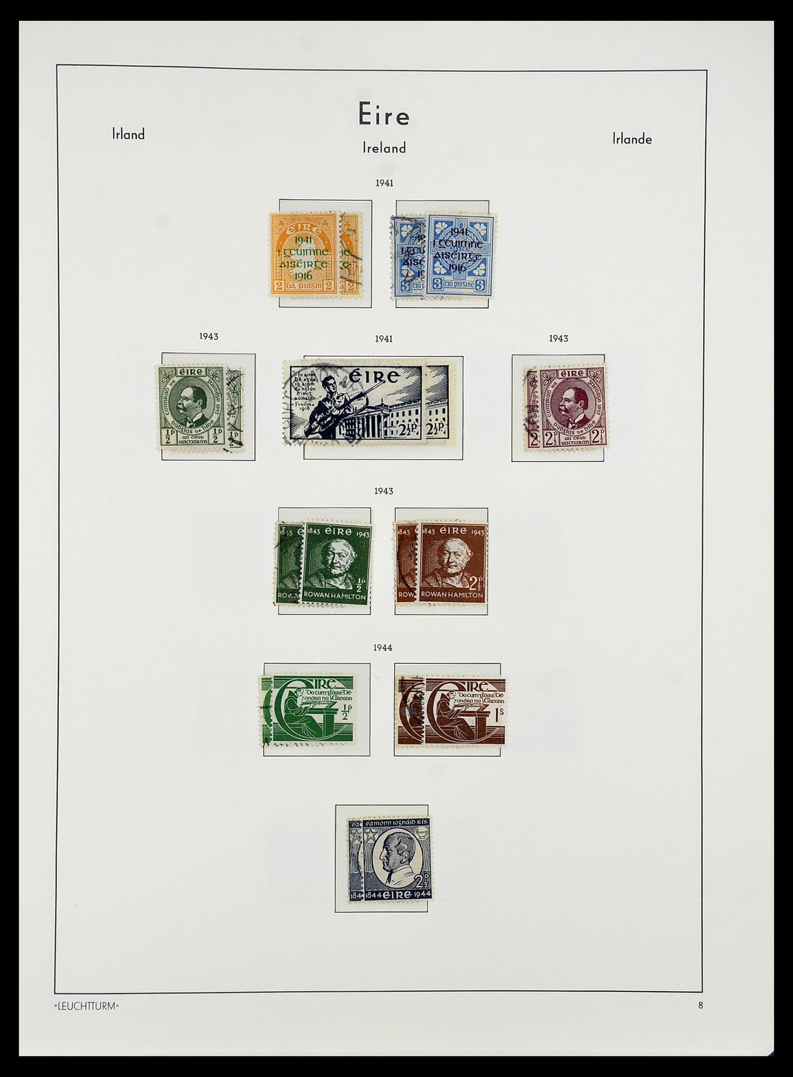 34264 016 - Postzegelverzameling 34264 Ierland 1922-2002.