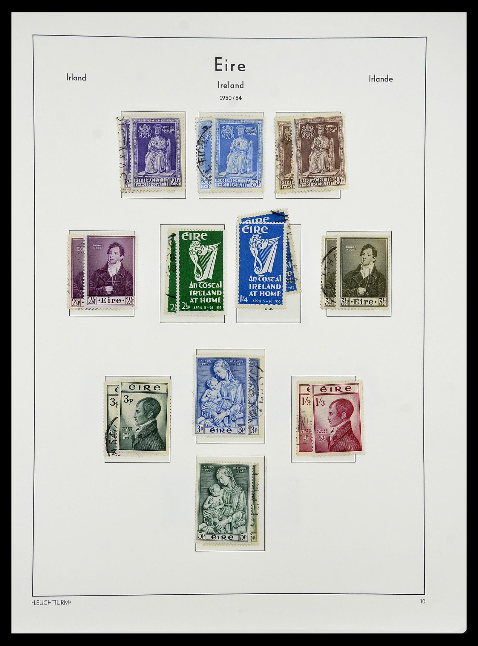 34264 018 - Postzegelverzameling 34264 Ierland 1922-2002.