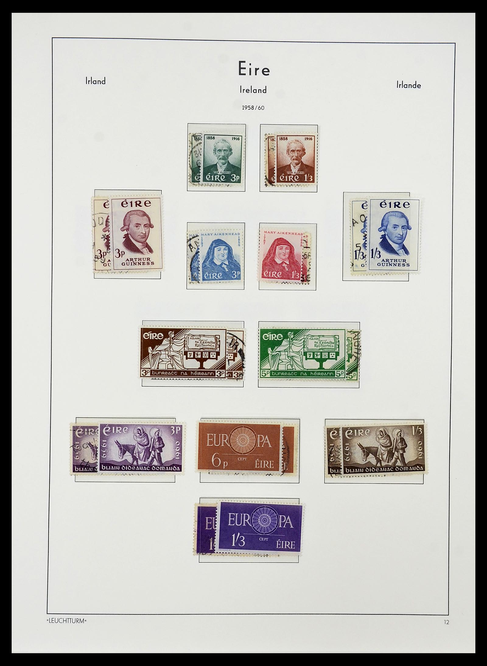 34264 020 - Postzegelverzameling 34264 Ierland 1922-2002.
