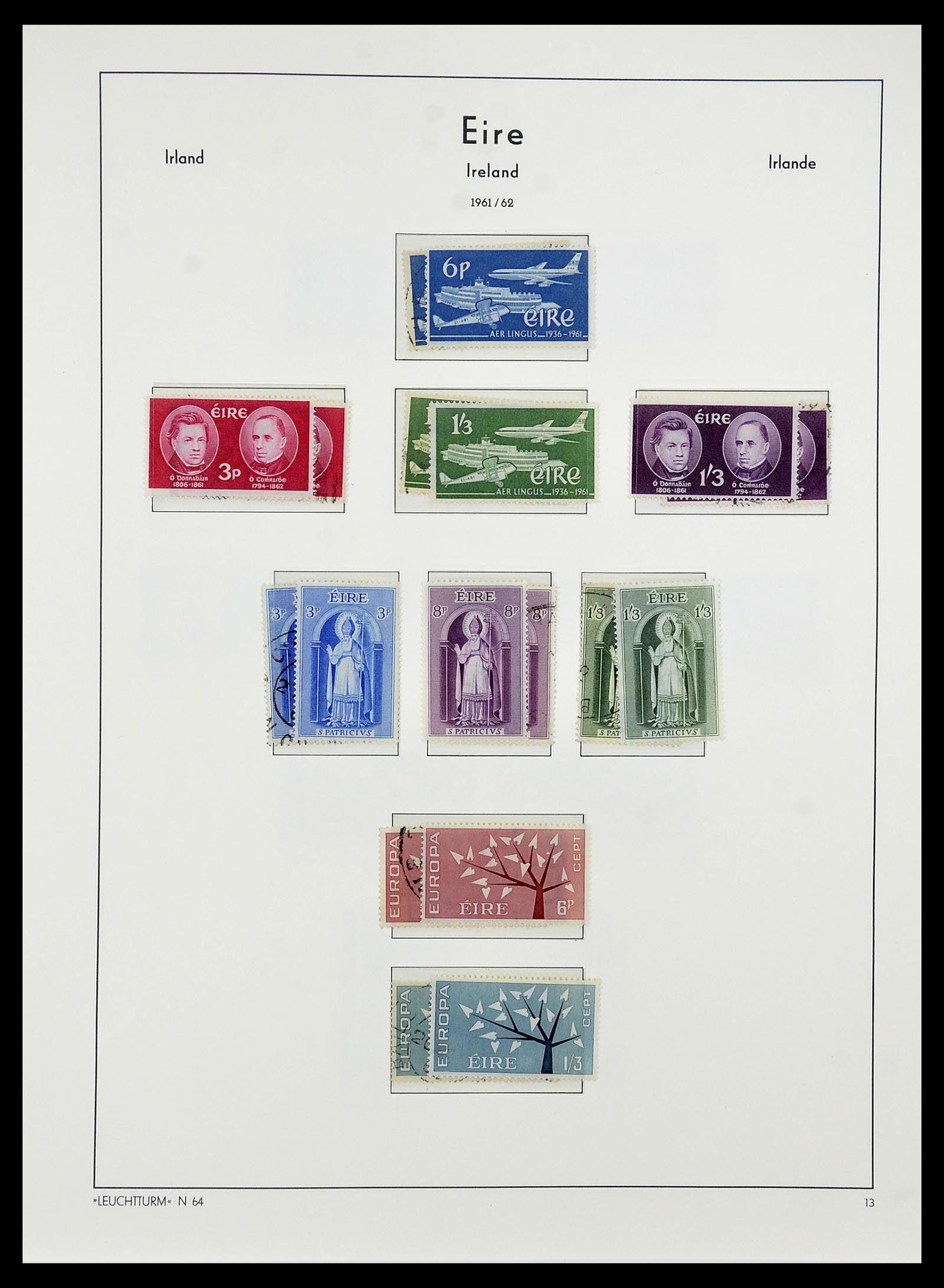 34264 021 - Postzegelverzameling 34264 Ierland 1922-2002.