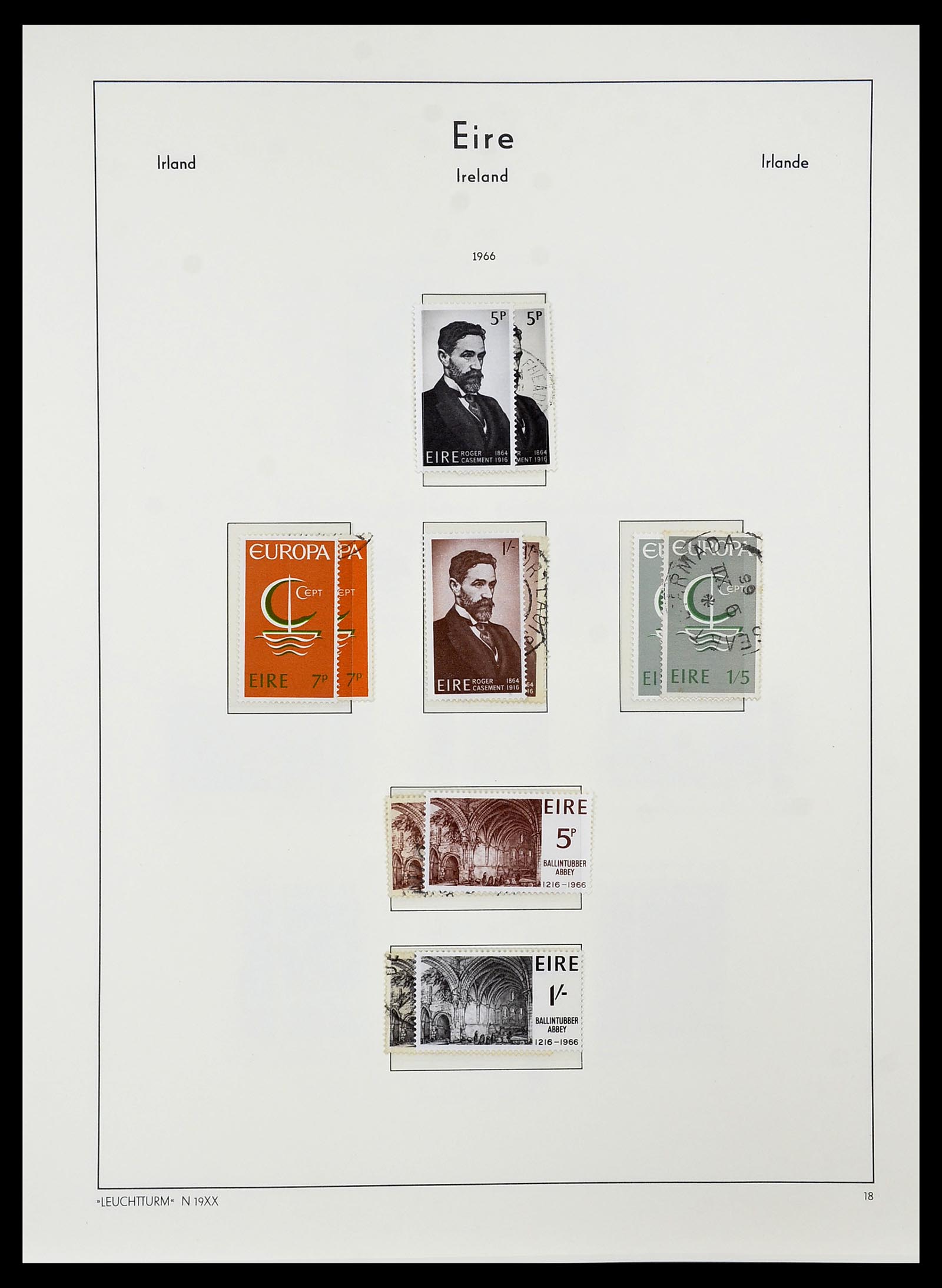 34264 026 - Postzegelverzameling 34264 Ierland 1922-2002.