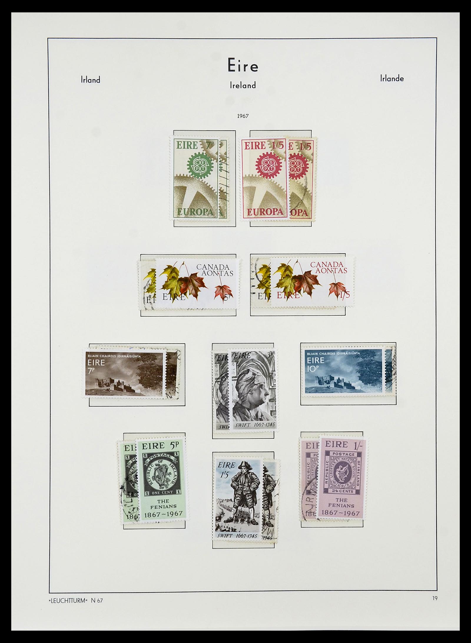 34264 027 - Postzegelverzameling 34264 Ierland 1922-2002.