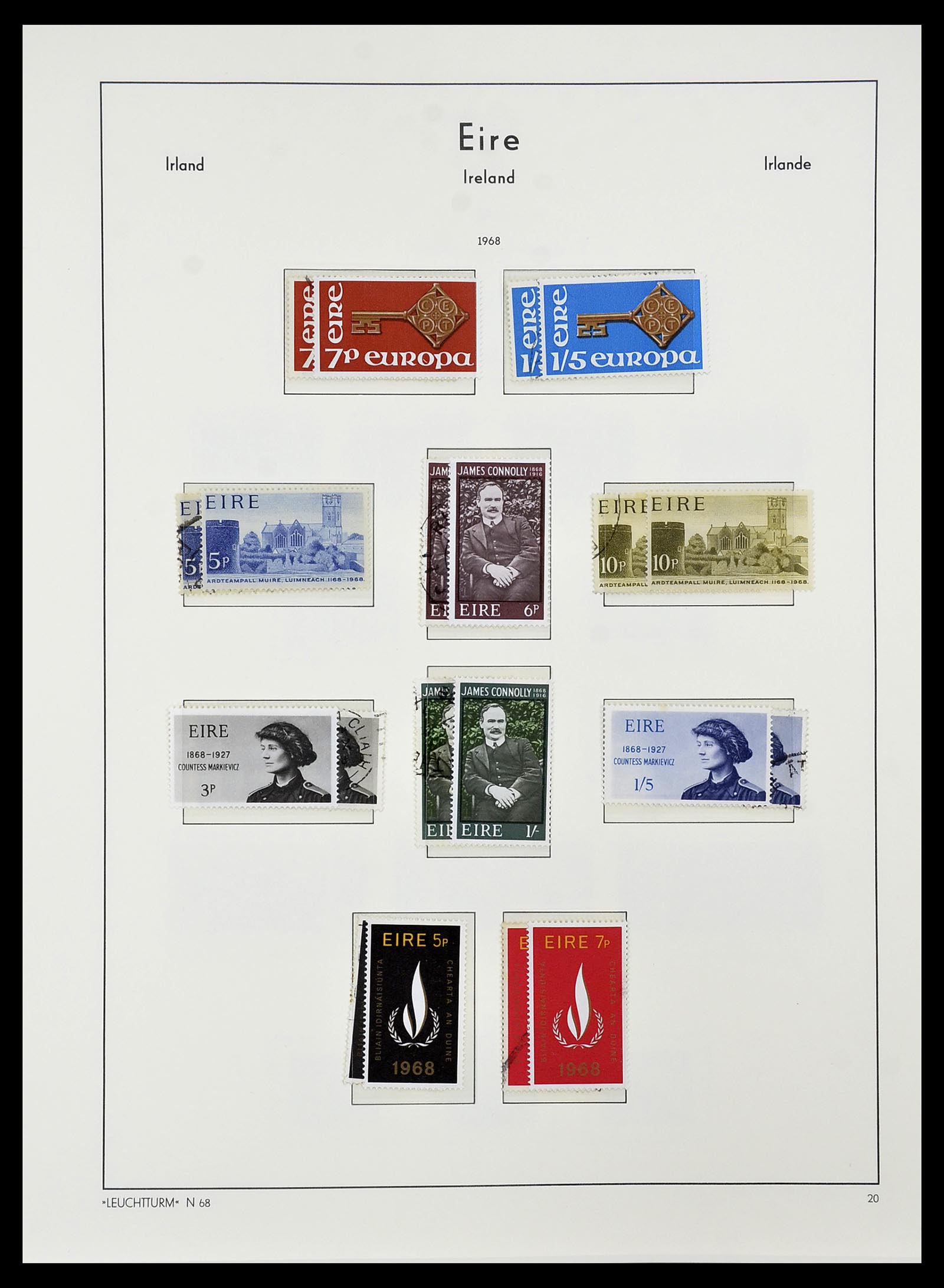 34264 028 - Postzegelverzameling 34264 Ierland 1922-2002.