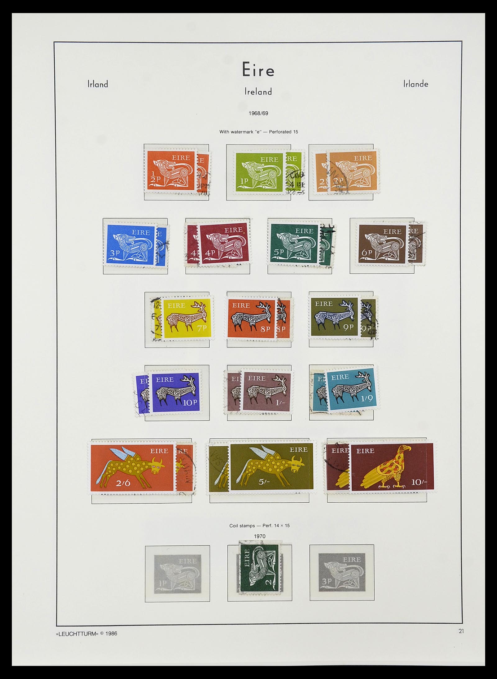 34264 029 - Postzegelverzameling 34264 Ierland 1922-2002.