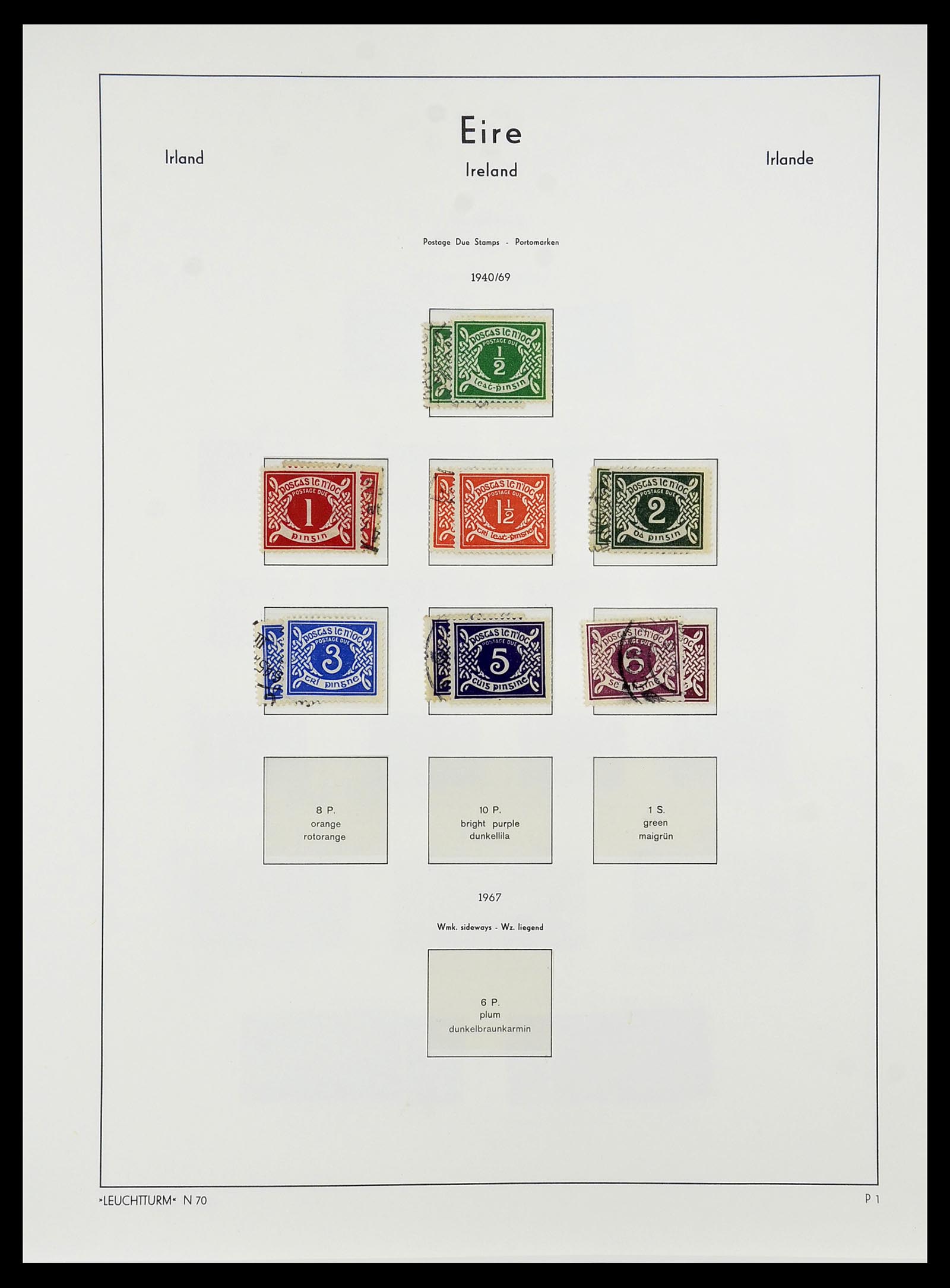 34264 032 - Postzegelverzameling 34264 Ierland 1922-2002.