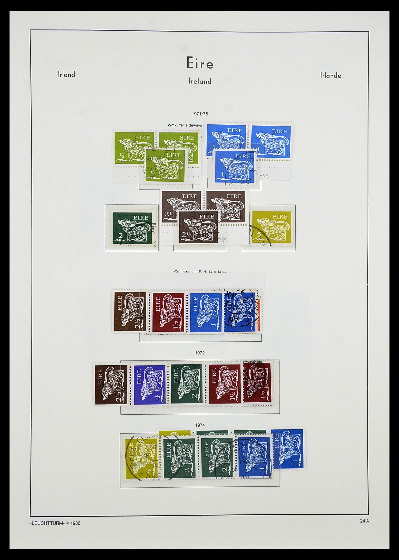 34264 034 - Postzegelverzameling 34264 Ierland 1922-2002.