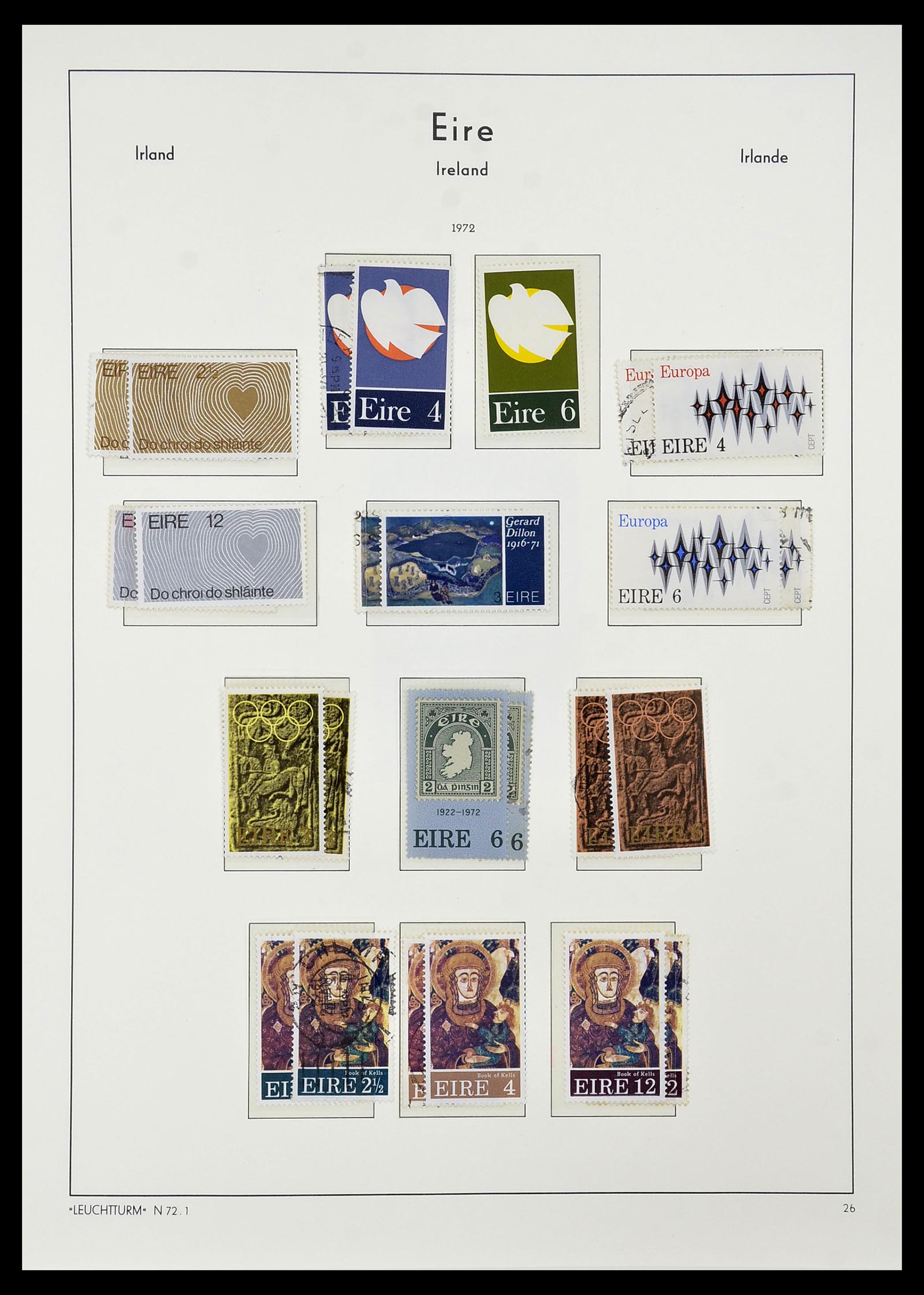 34264 036 - Postzegelverzameling 34264 Ierland 1922-2002.