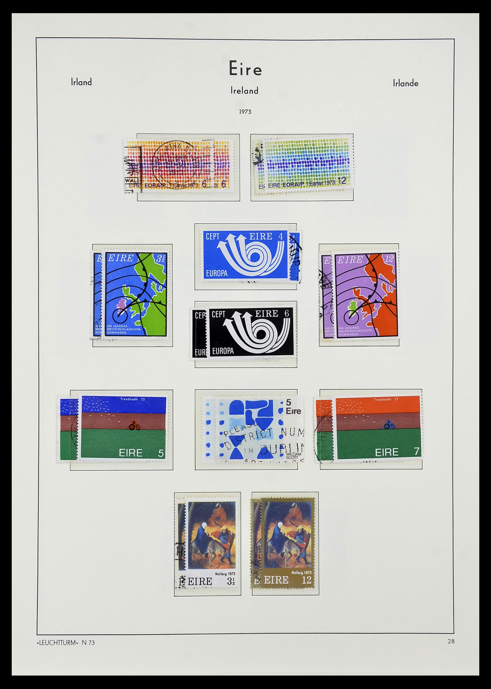 34264 038 - Postzegelverzameling 34264 Ierland 1922-2002.