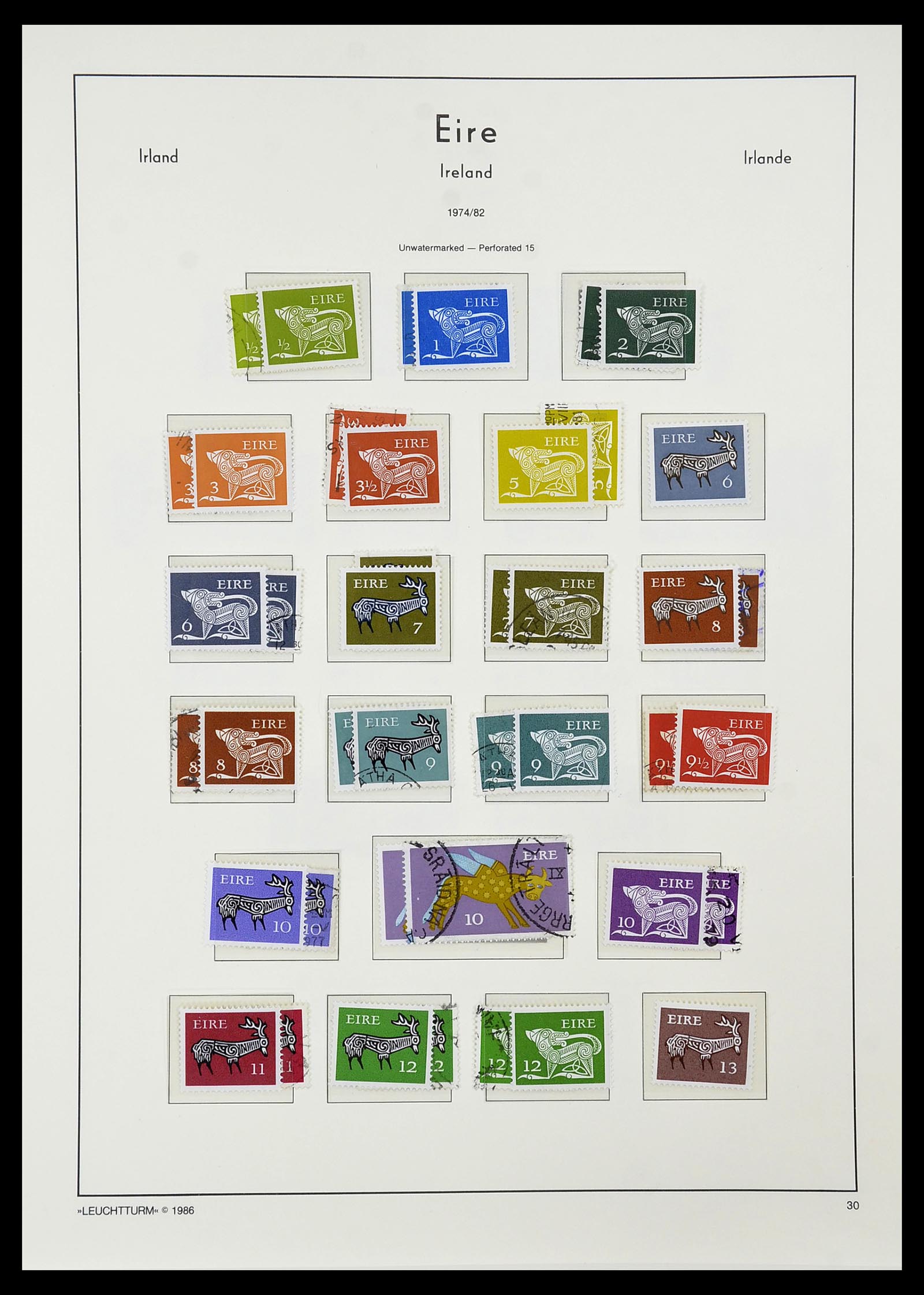 34264 040 - Postzegelverzameling 34264 Ierland 1922-2002.