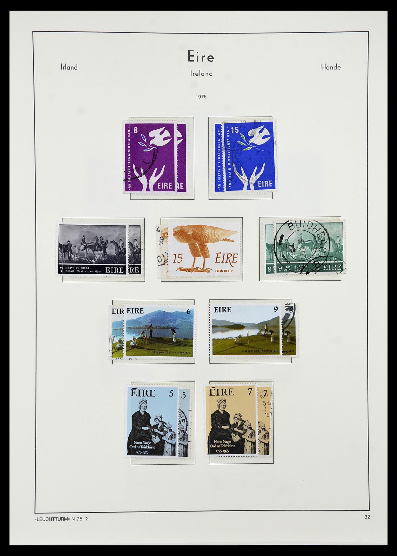 34264 042 - Postzegelverzameling 34264 Ierland 1922-2002.
