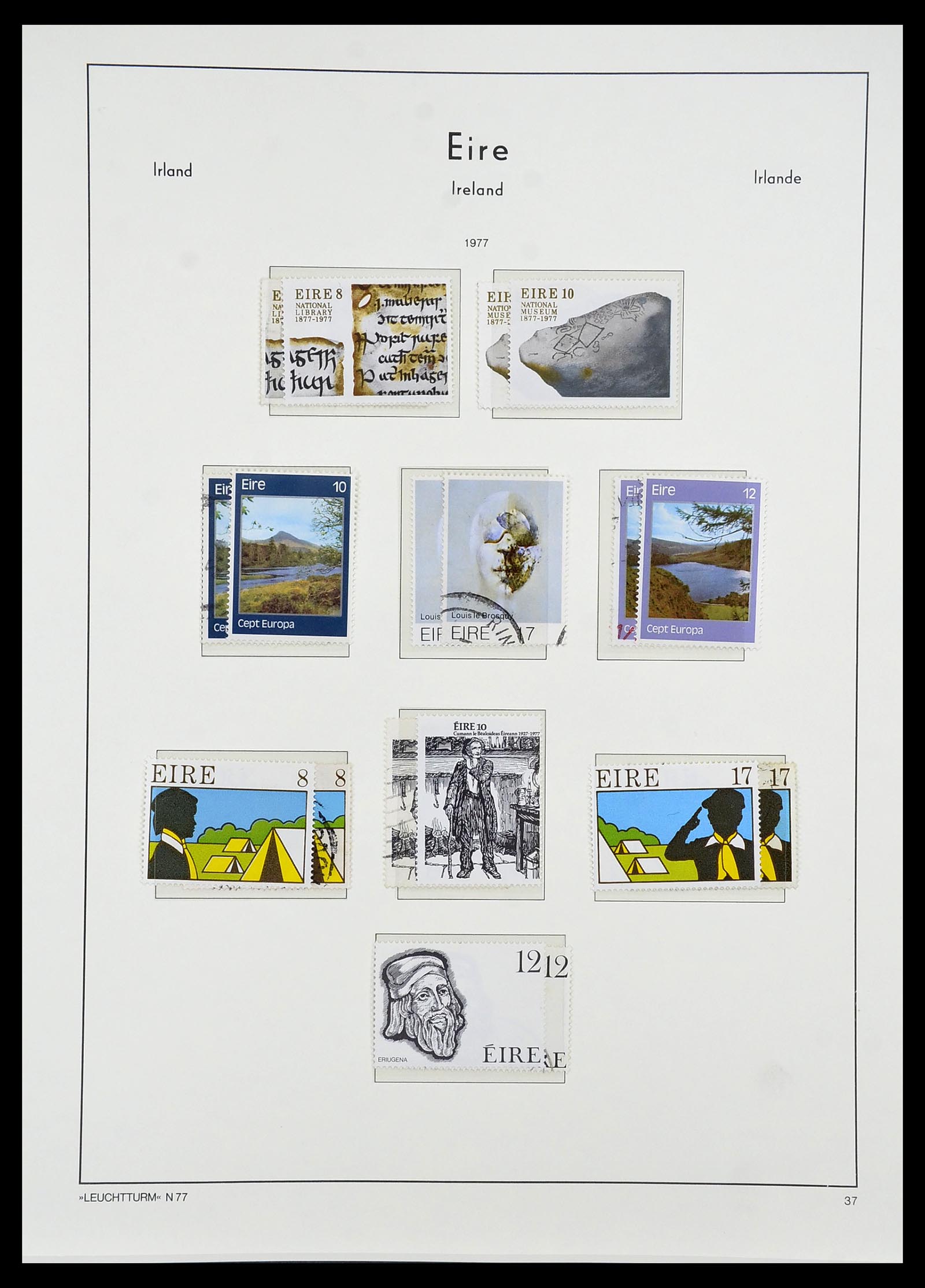 34264 047 - Postzegelverzameling 34264 Ierland 1922-2002.