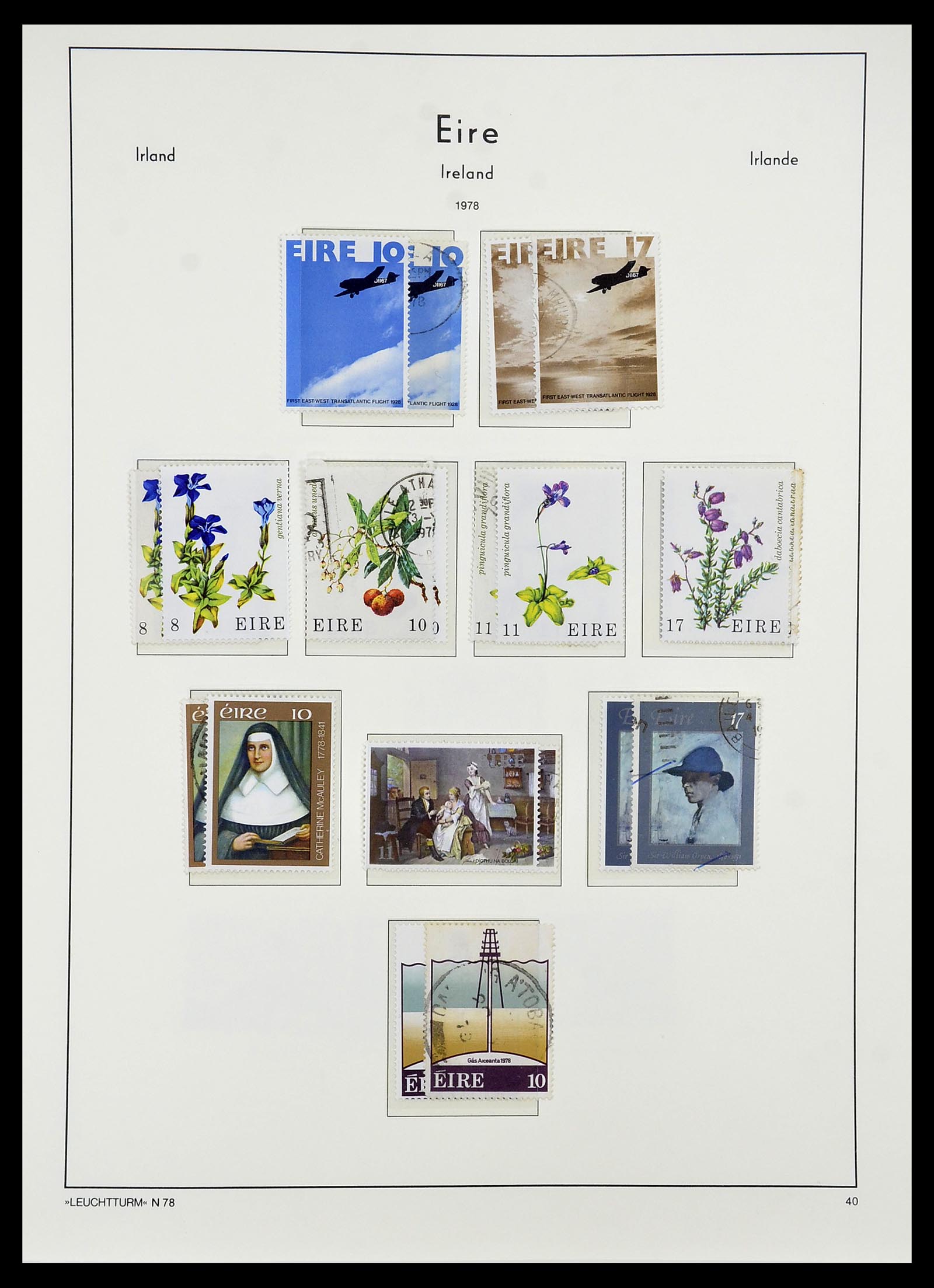 34264 049 - Postzegelverzameling 34264 Ierland 1922-2002.