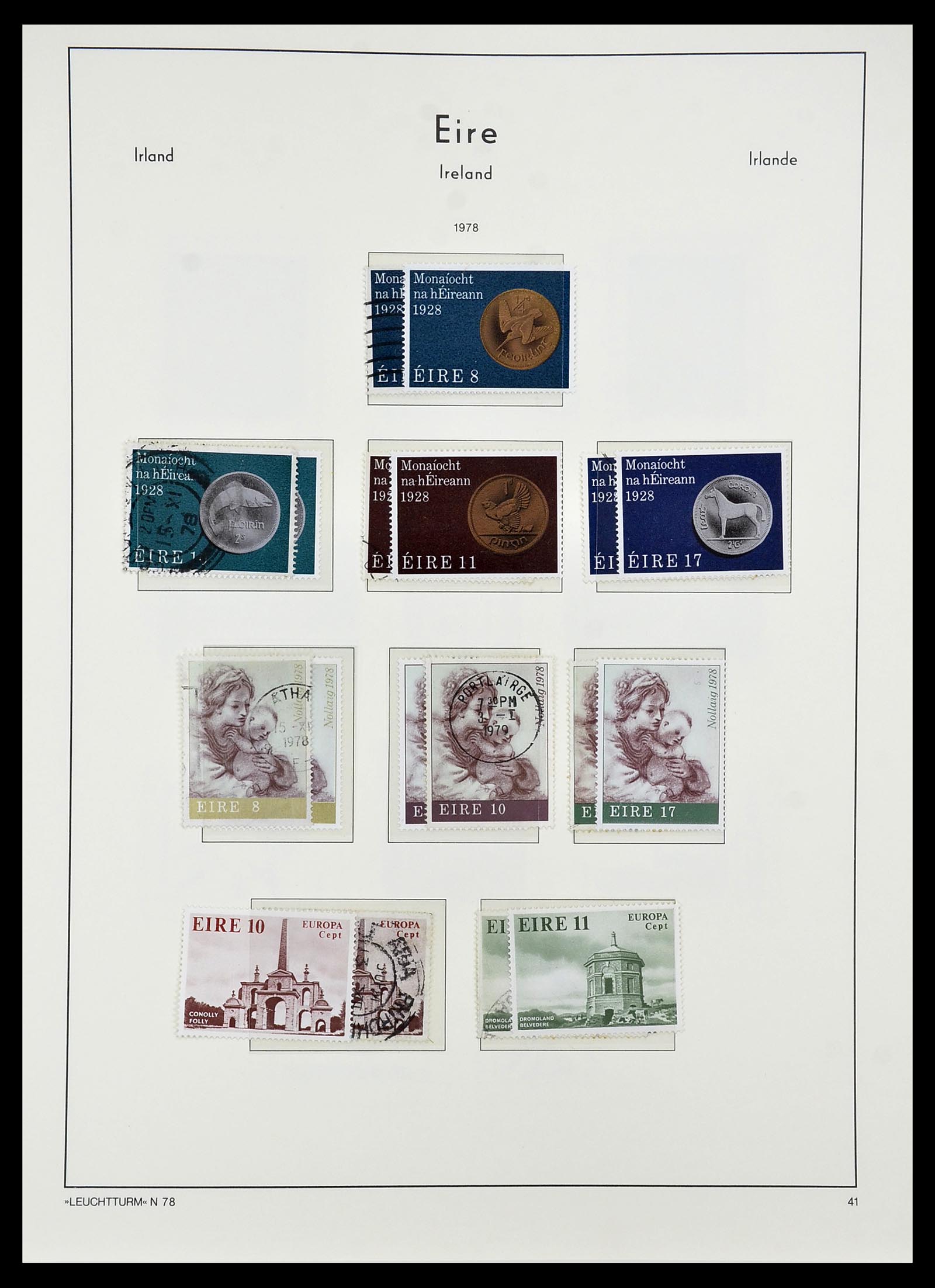34264 050 - Postzegelverzameling 34264 Ierland 1922-2002.