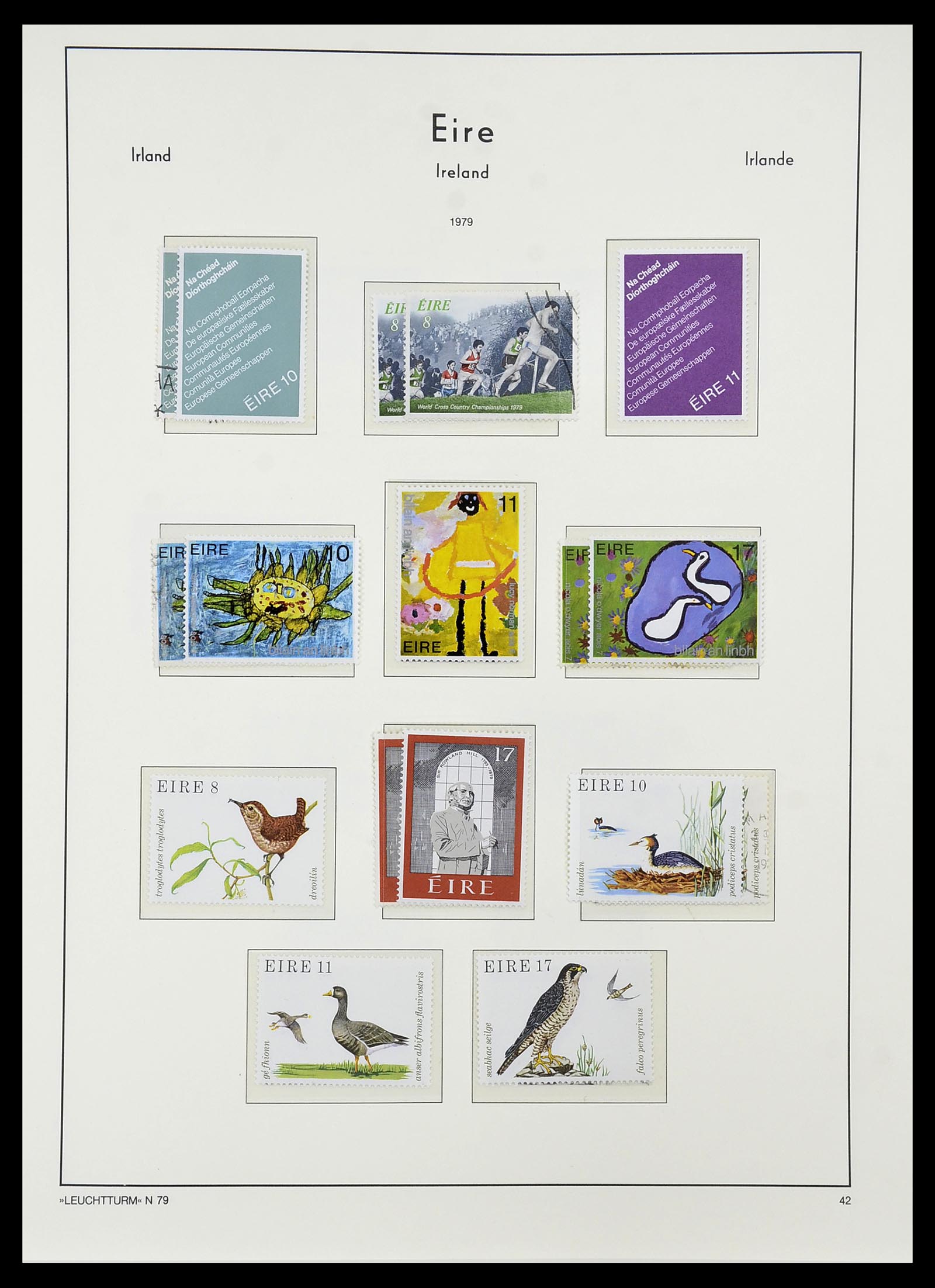 34264 051 - Postzegelverzameling 34264 Ierland 1922-2002.