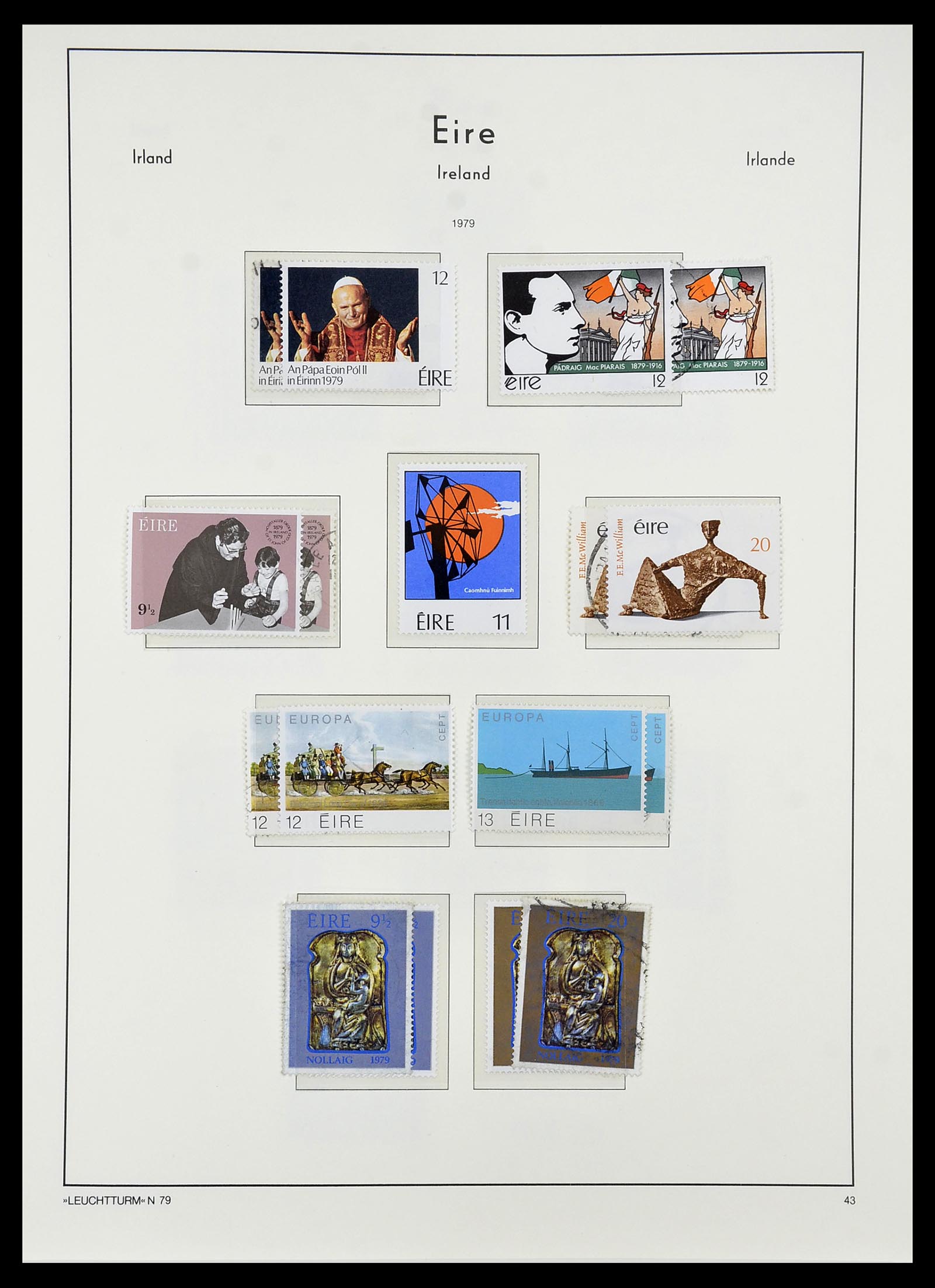 34264 052 - Postzegelverzameling 34264 Ierland 1922-2002.