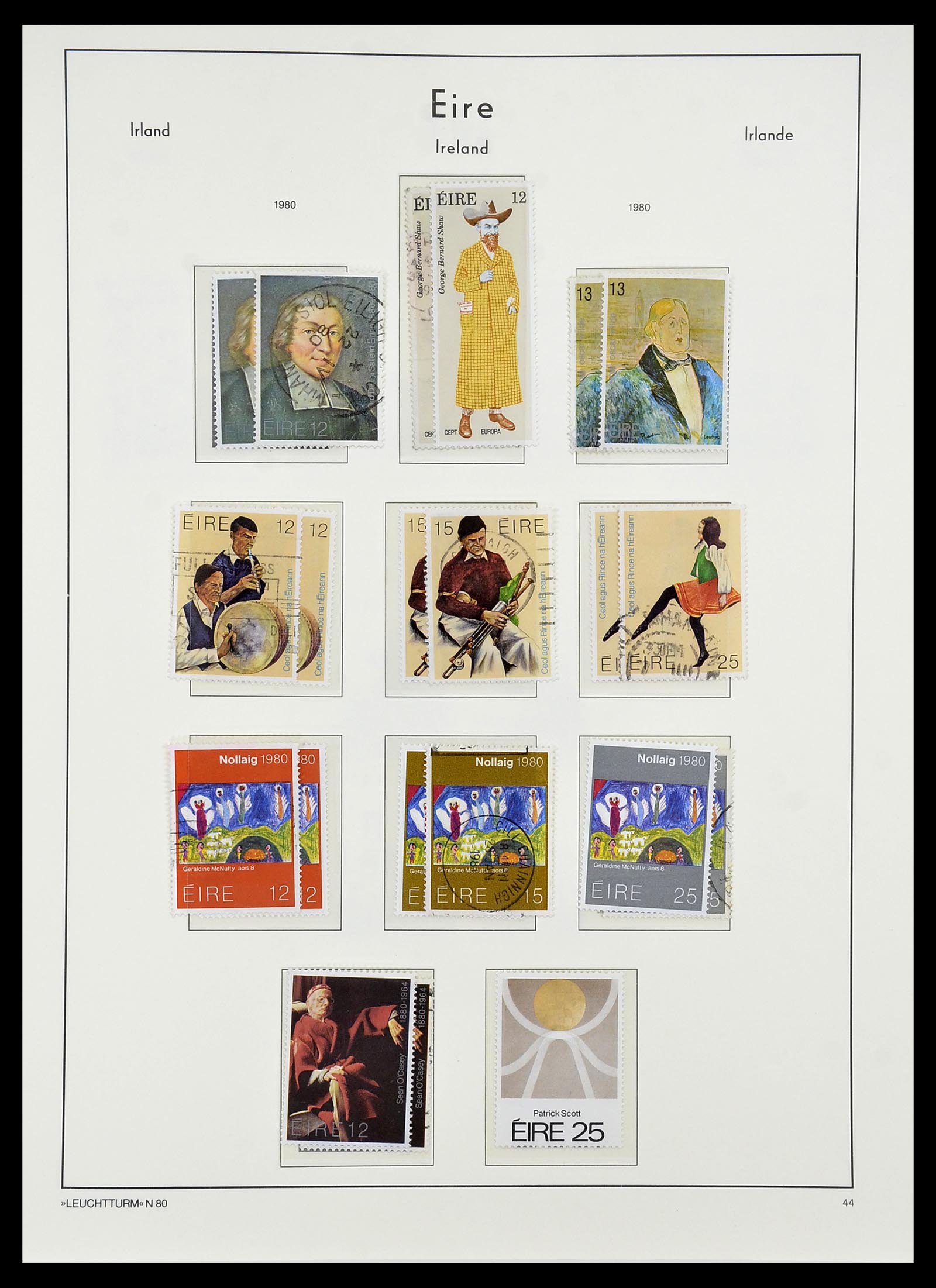 34264 053 - Postzegelverzameling 34264 Ierland 1922-2002.