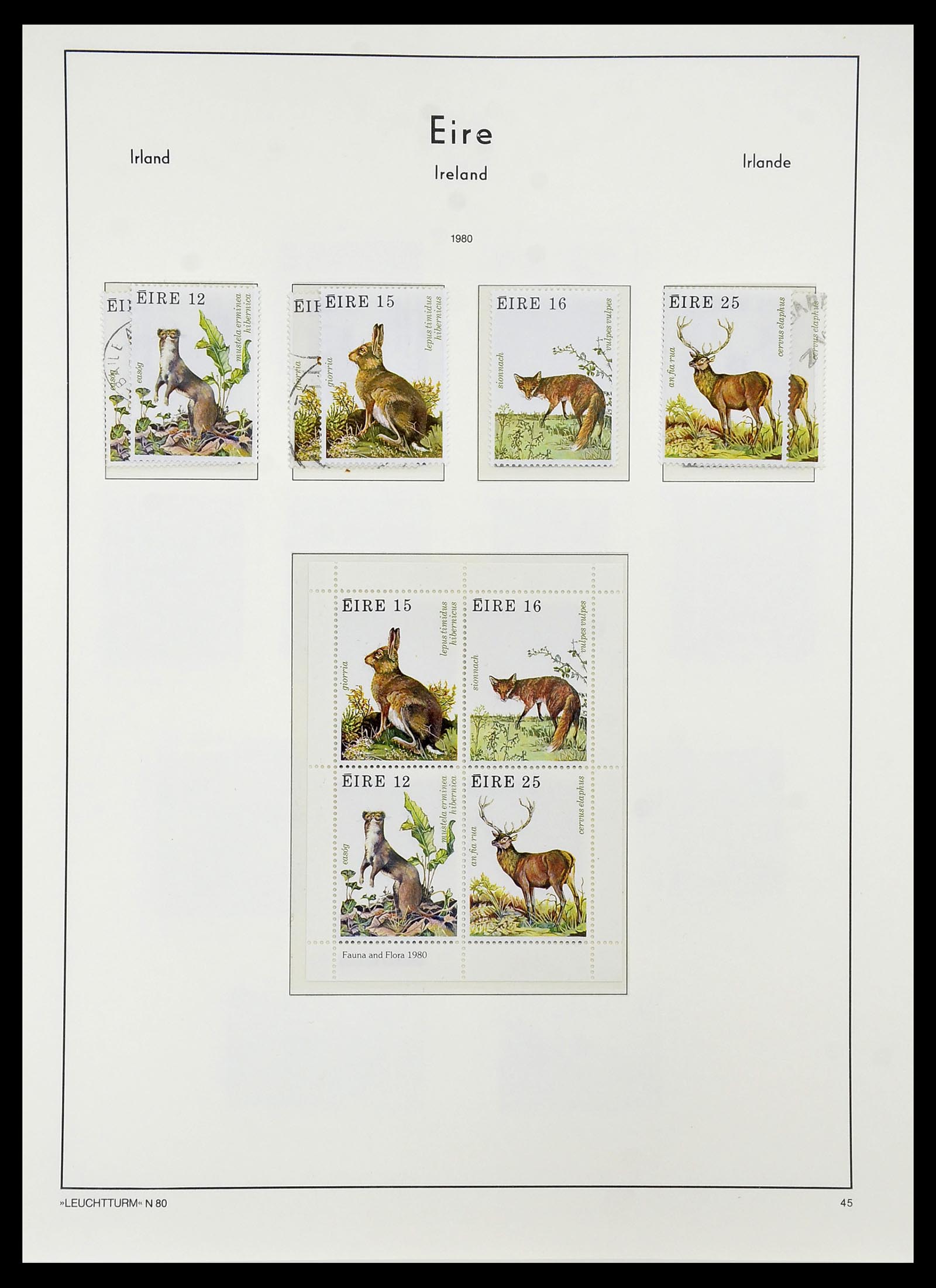 34264 054 - Postzegelverzameling 34264 Ierland 1922-2002.