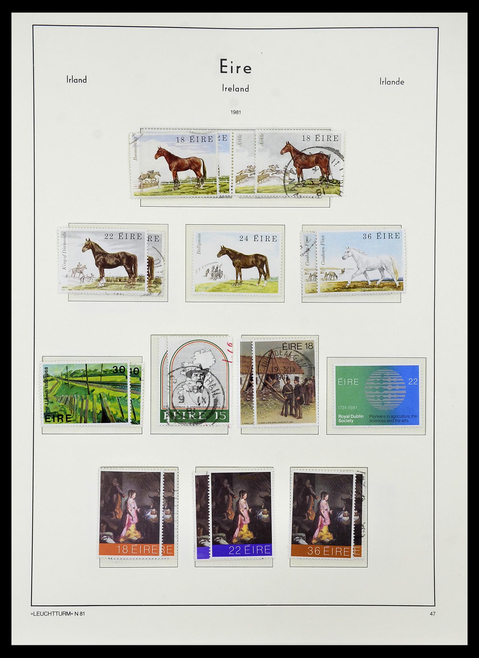 34264 056 - Postzegelverzameling 34264 Ierland 1922-2002.