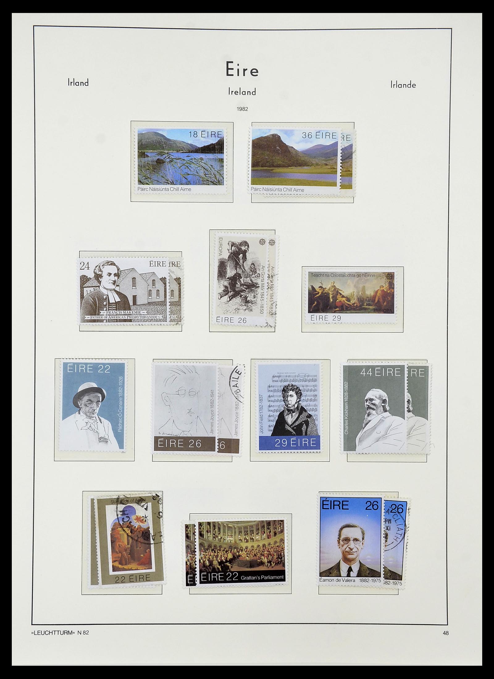 34264 057 - Postzegelverzameling 34264 Ierland 1922-2002.